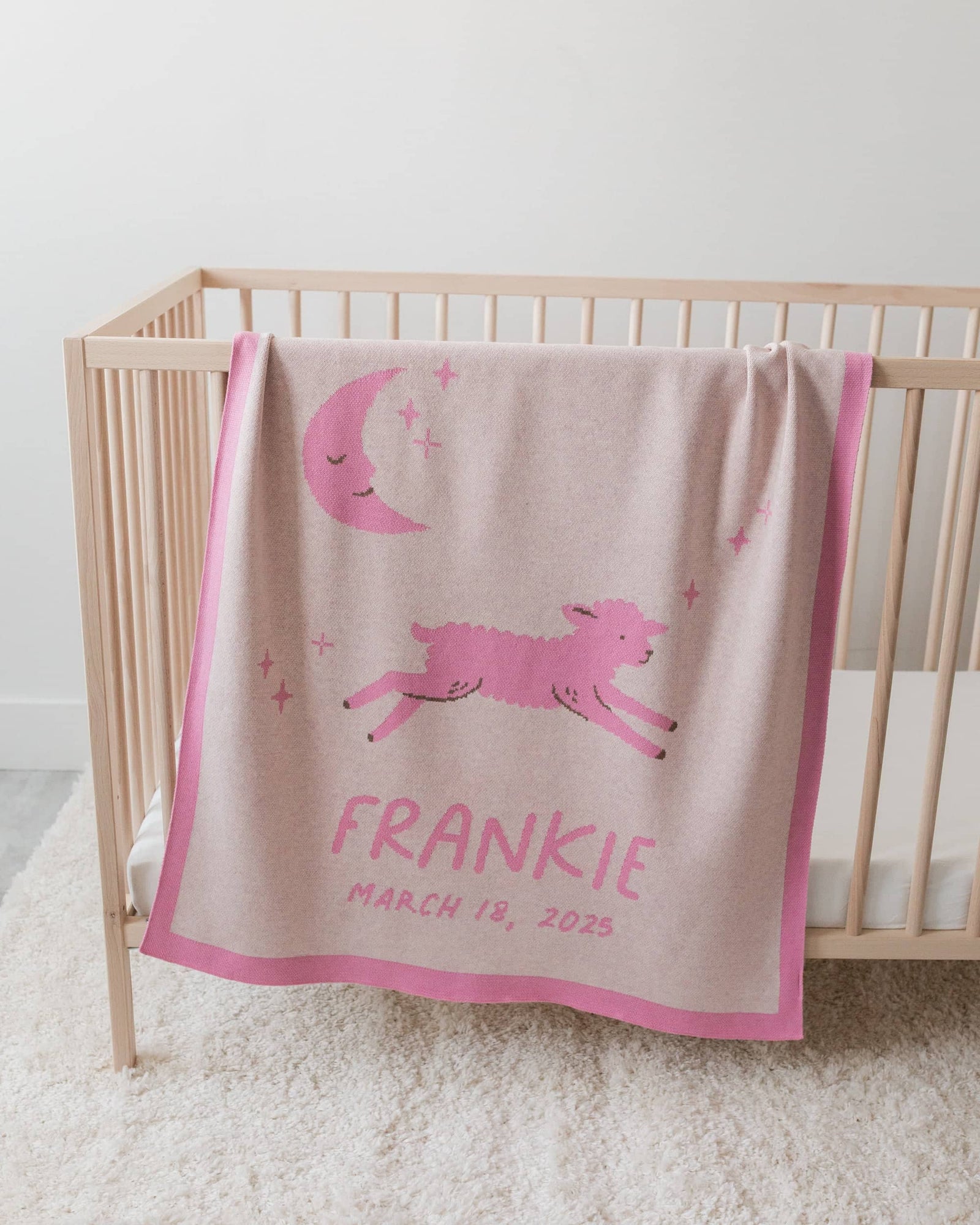 Heirloom Animals Knit Baby Blanket