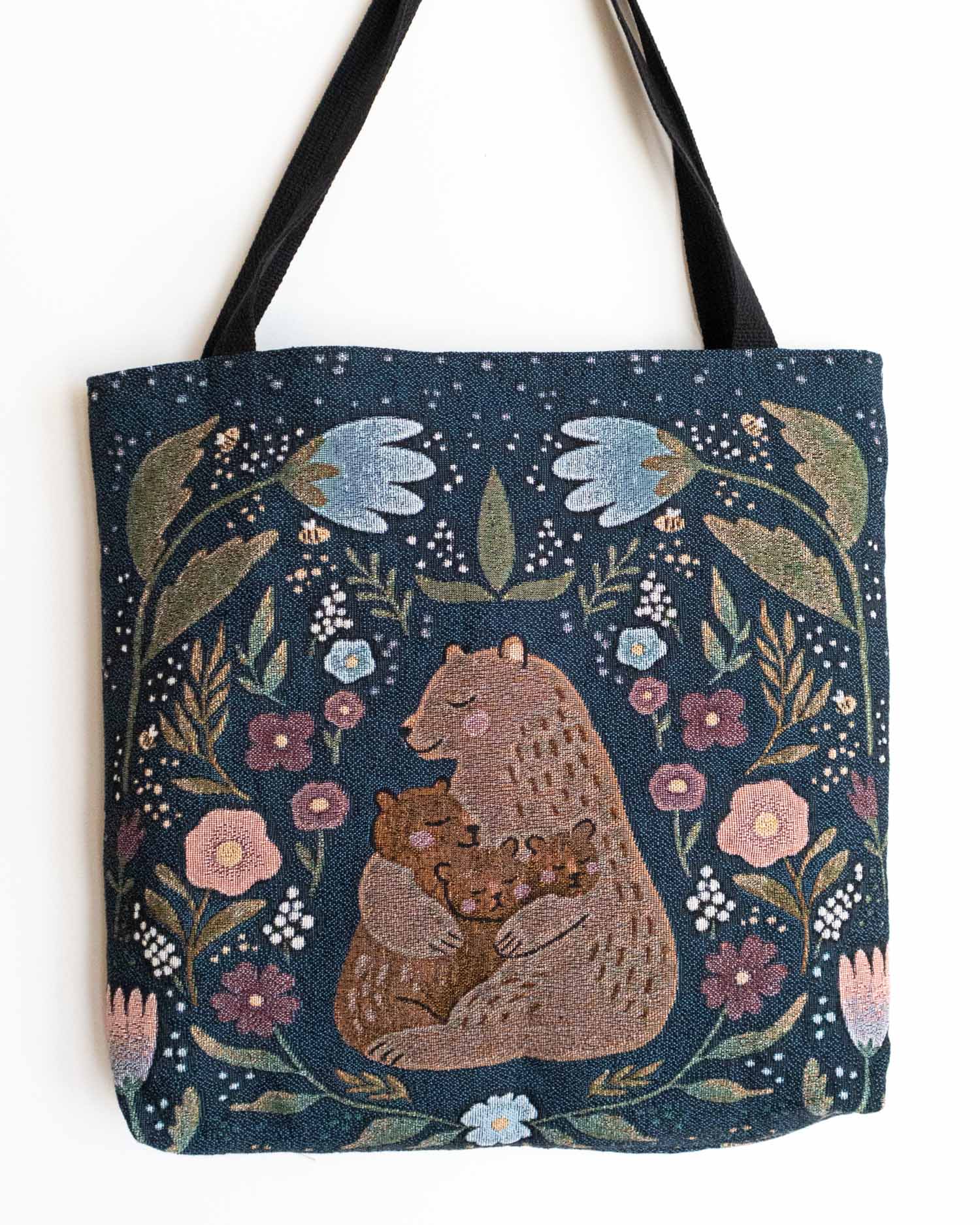 Mama Bear Woven Tote