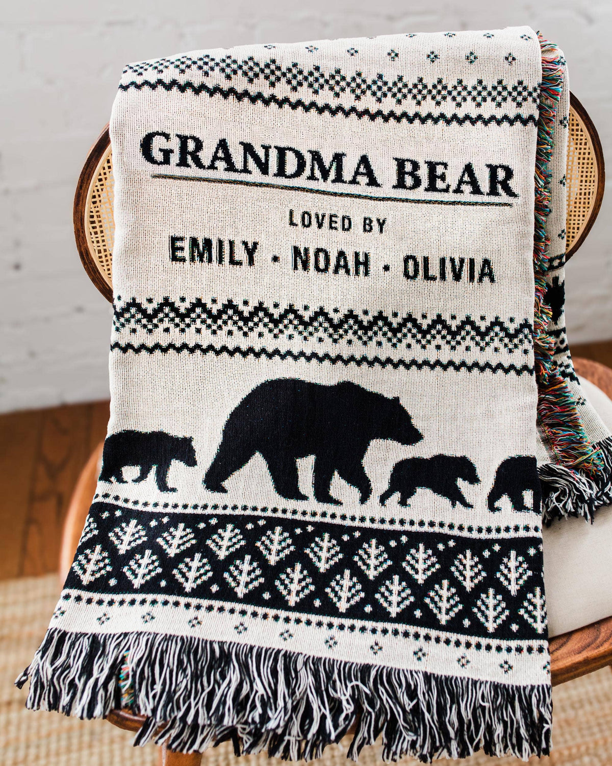 Grandma Bear Heirloom Blanket