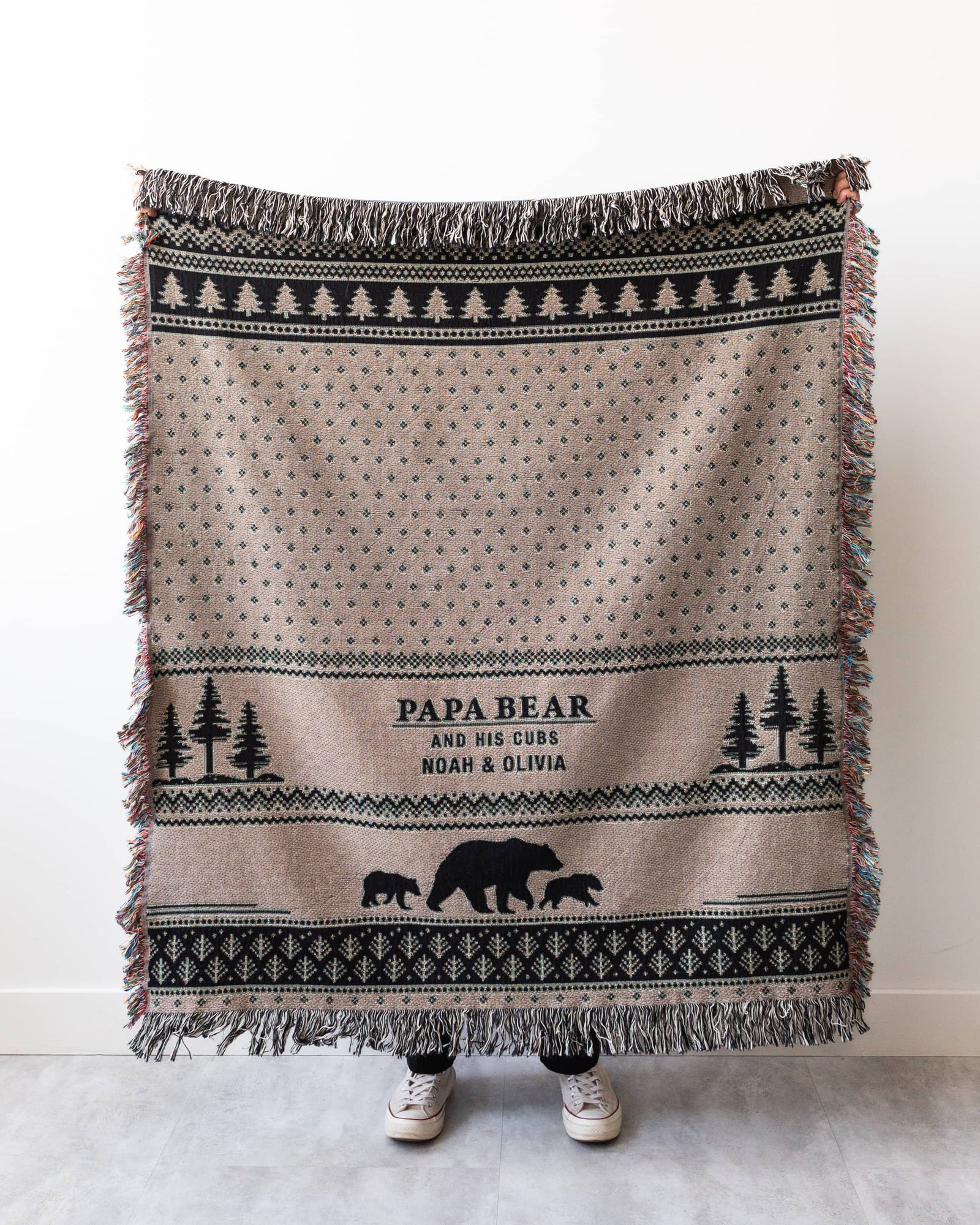 Papa Bear Heirloom Blanket