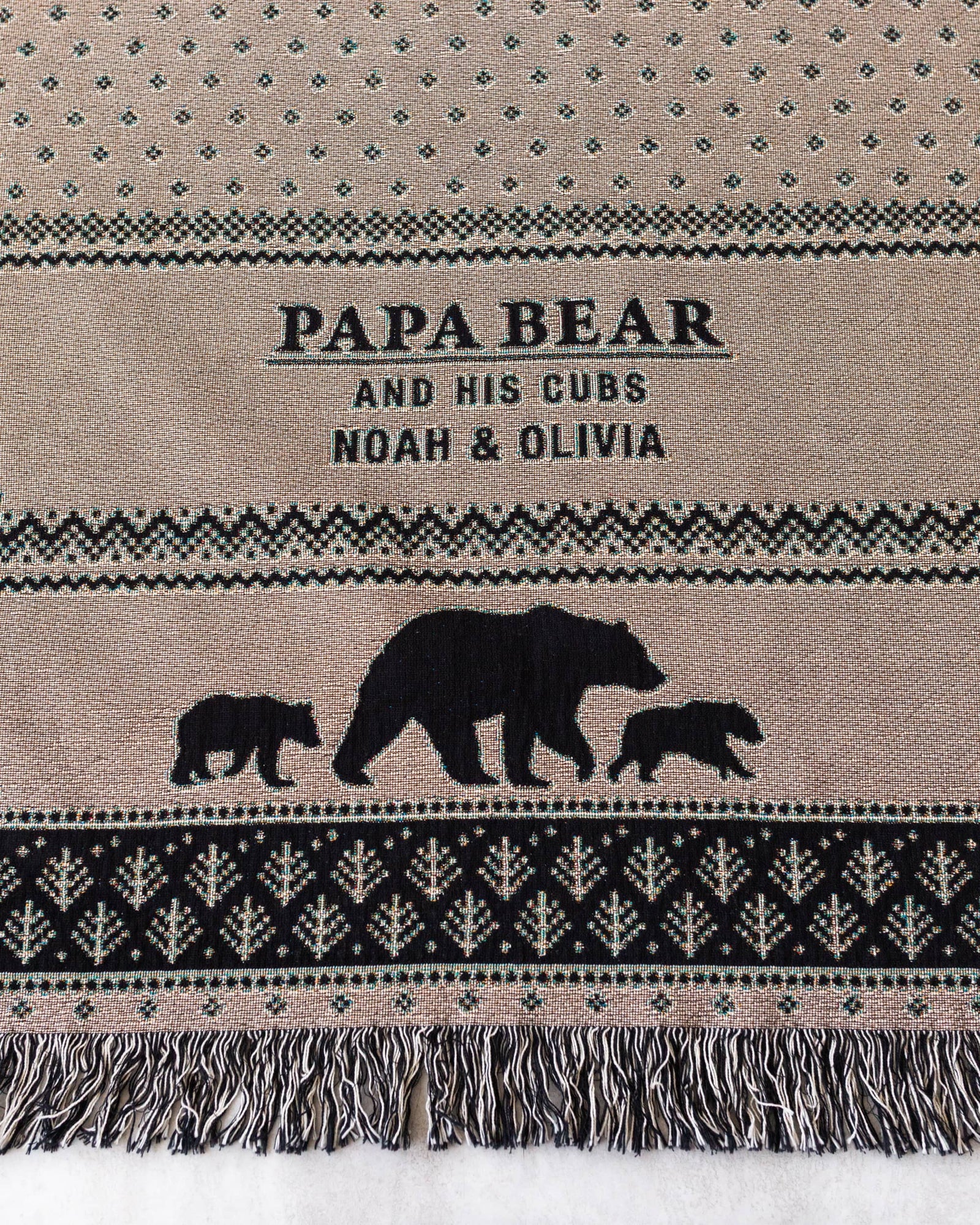Papa Bear Heirloom Blanket