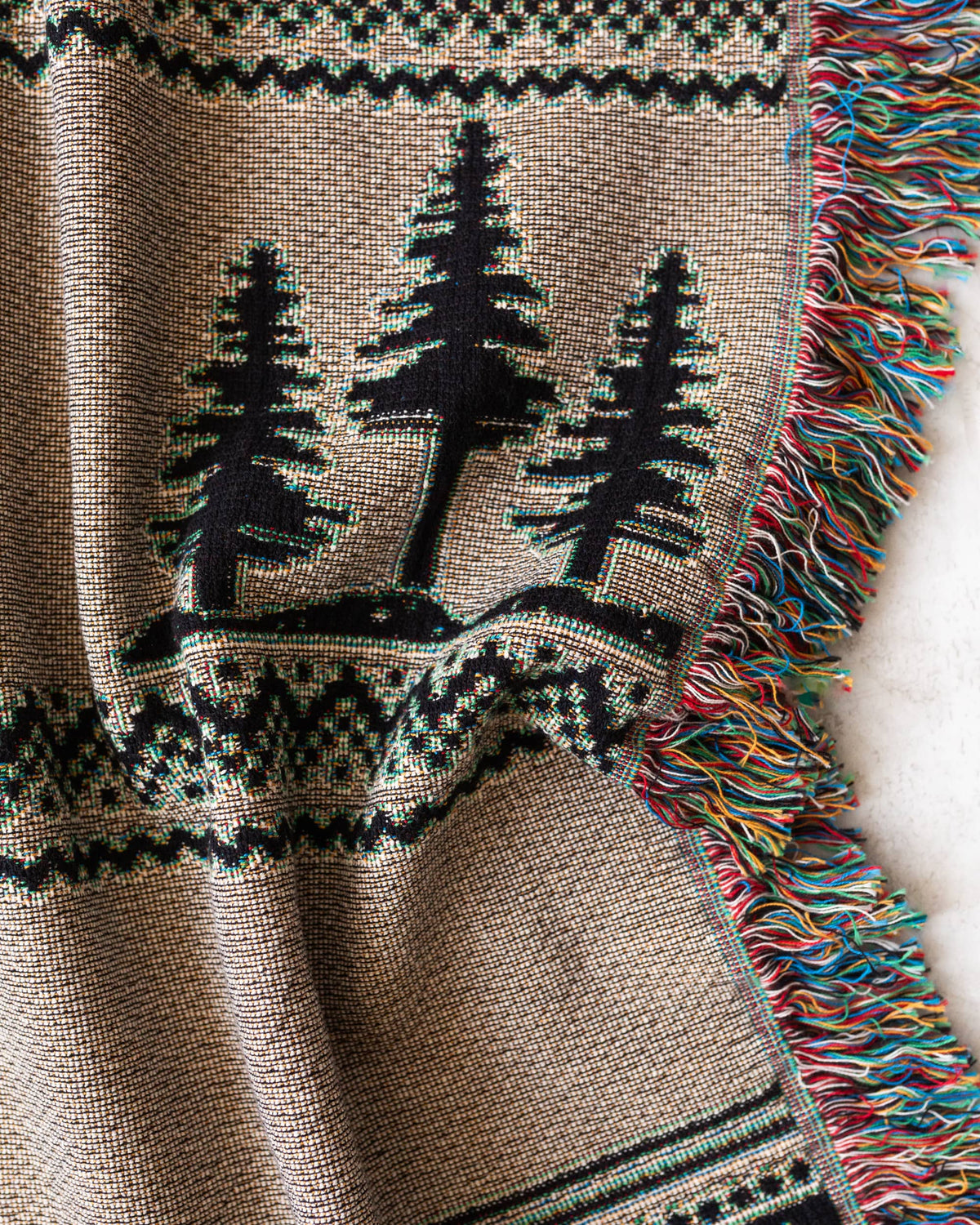 Papa Bear Woven Blanket