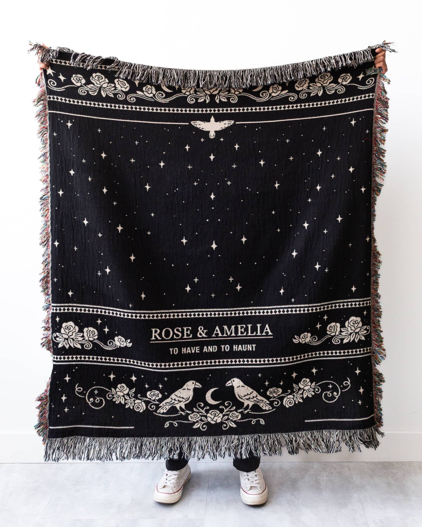 Crows & Roses Blanket
