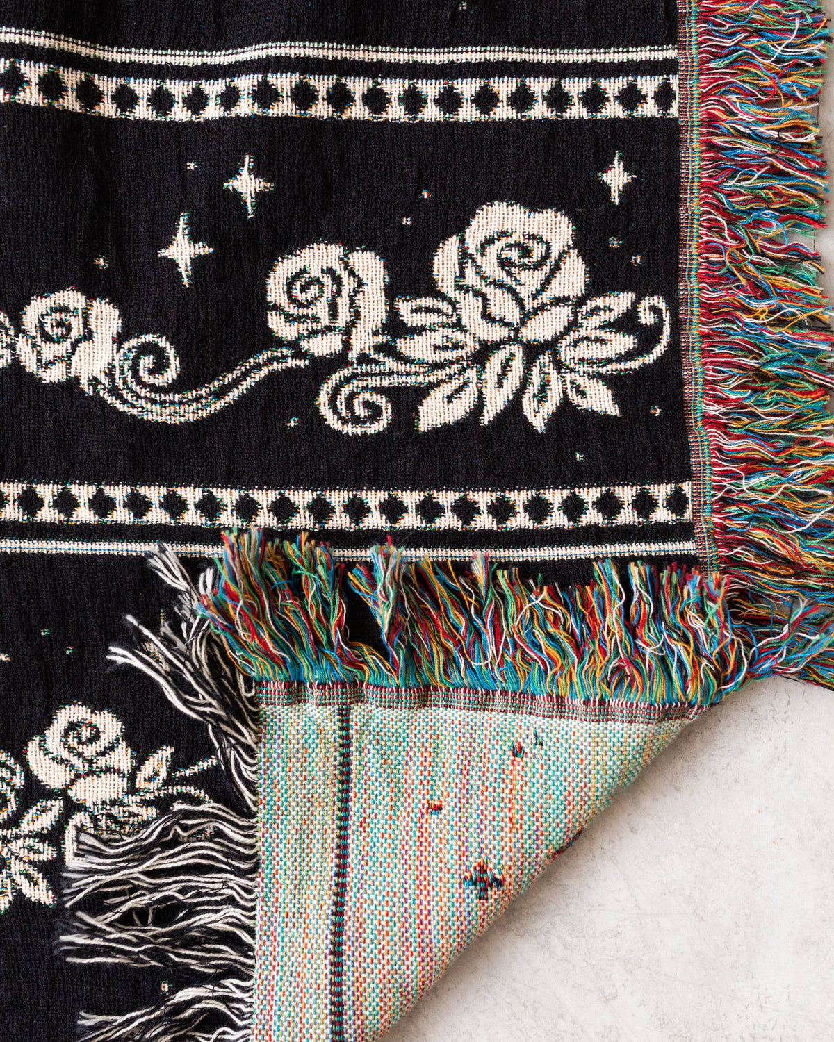 Crows &amp; Roses Blanket