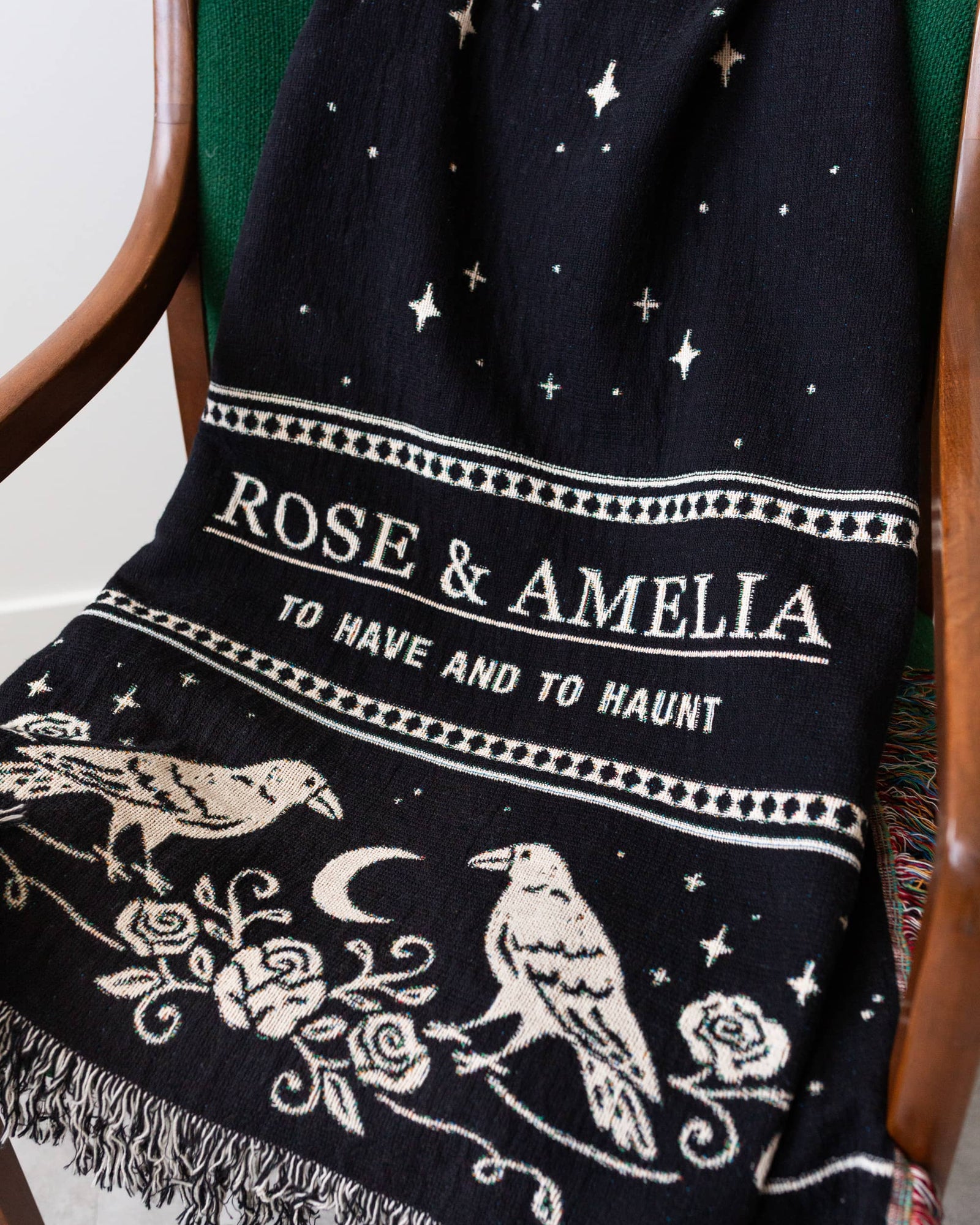 Crows & Roses Blanket