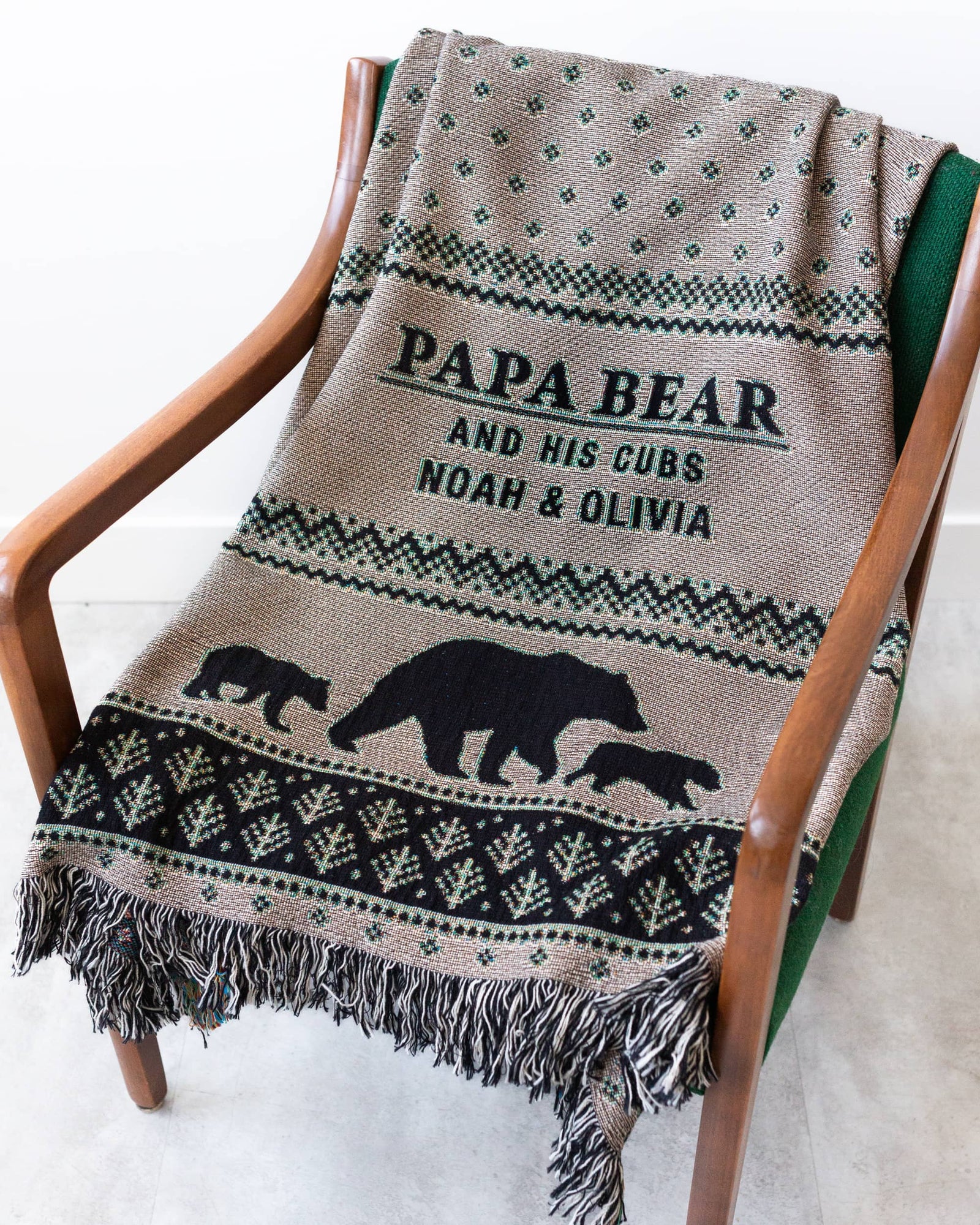 Papa Bear Heirloom Blanket