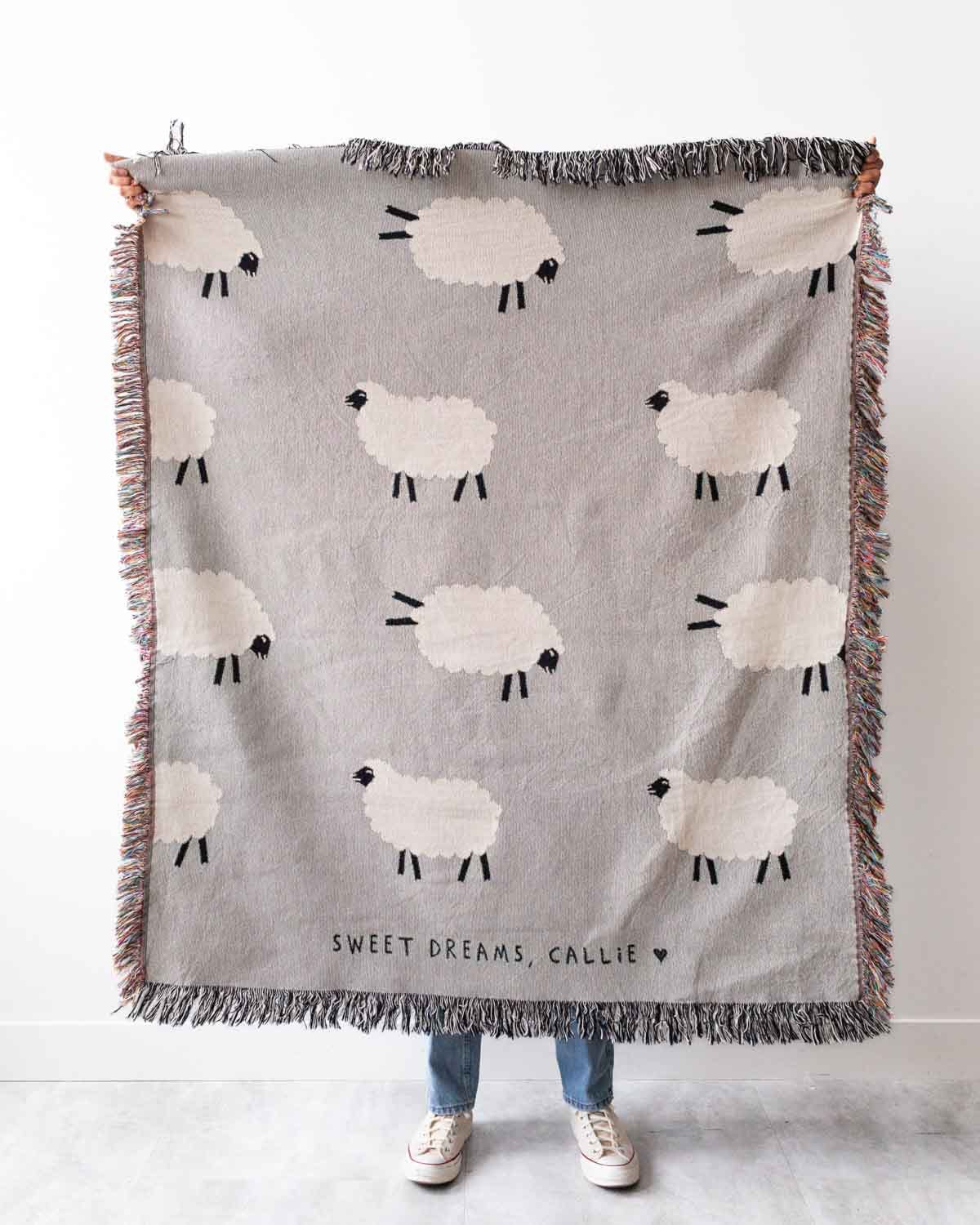 Sweet Dreams Sheep Blanket