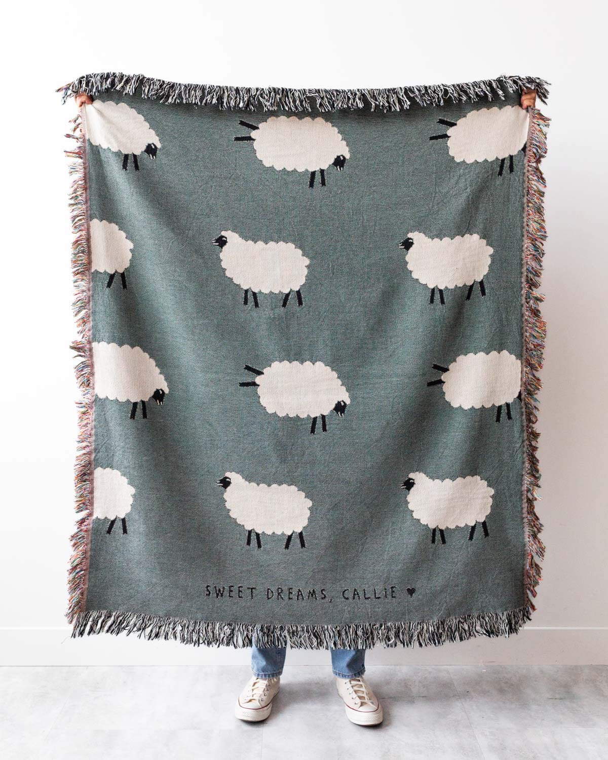 Sweet Dreams Blanket (Dark Grey)