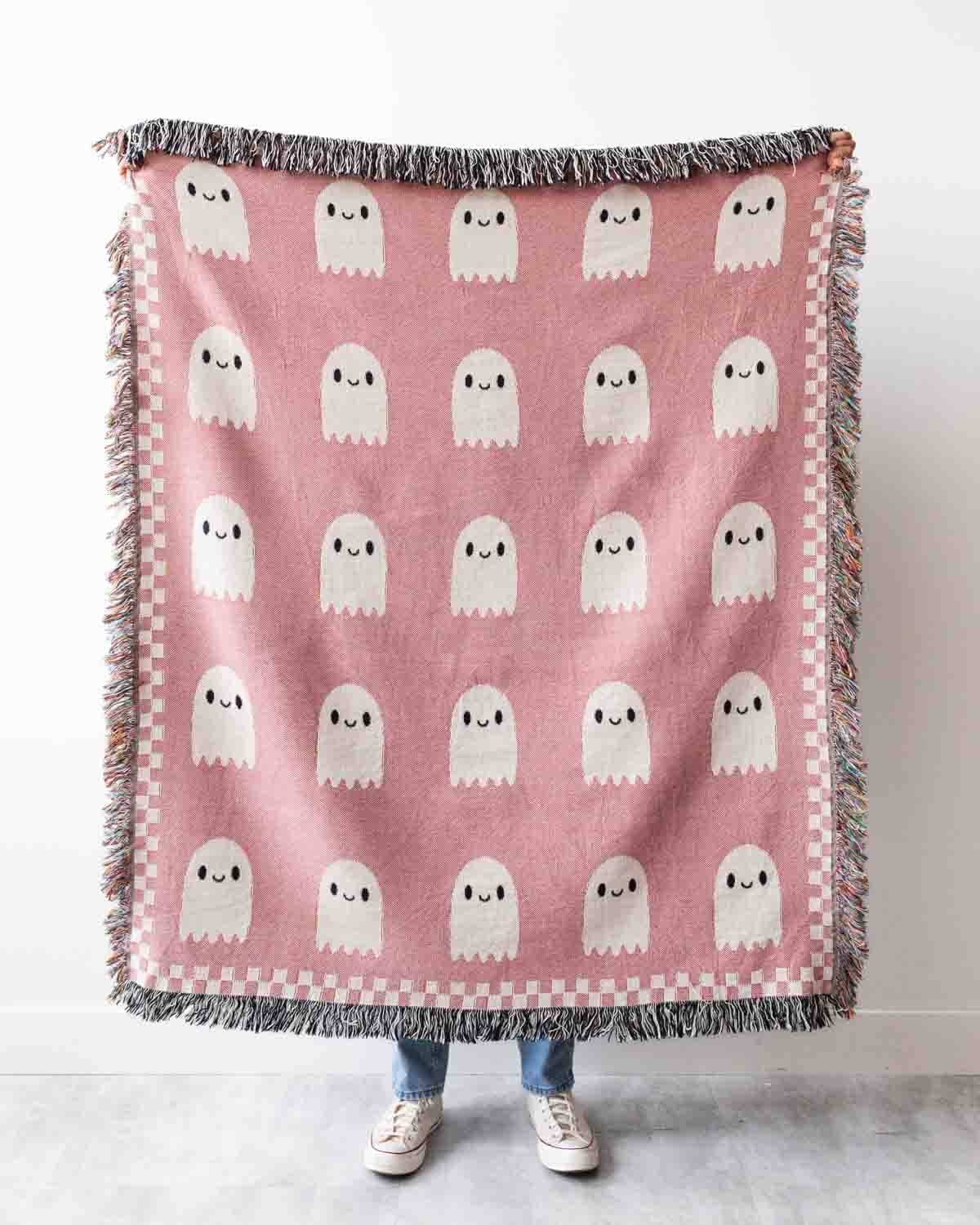 Pink Ghosts Blanket