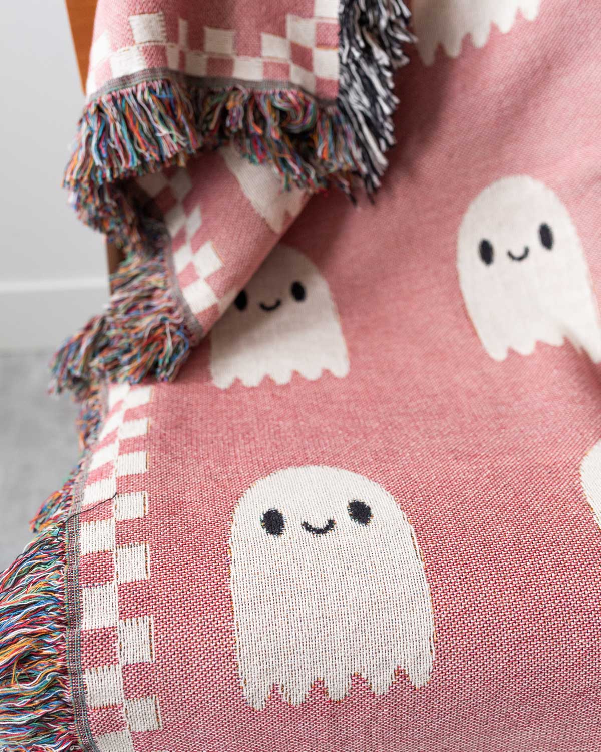 Pink Ghosts Blanket