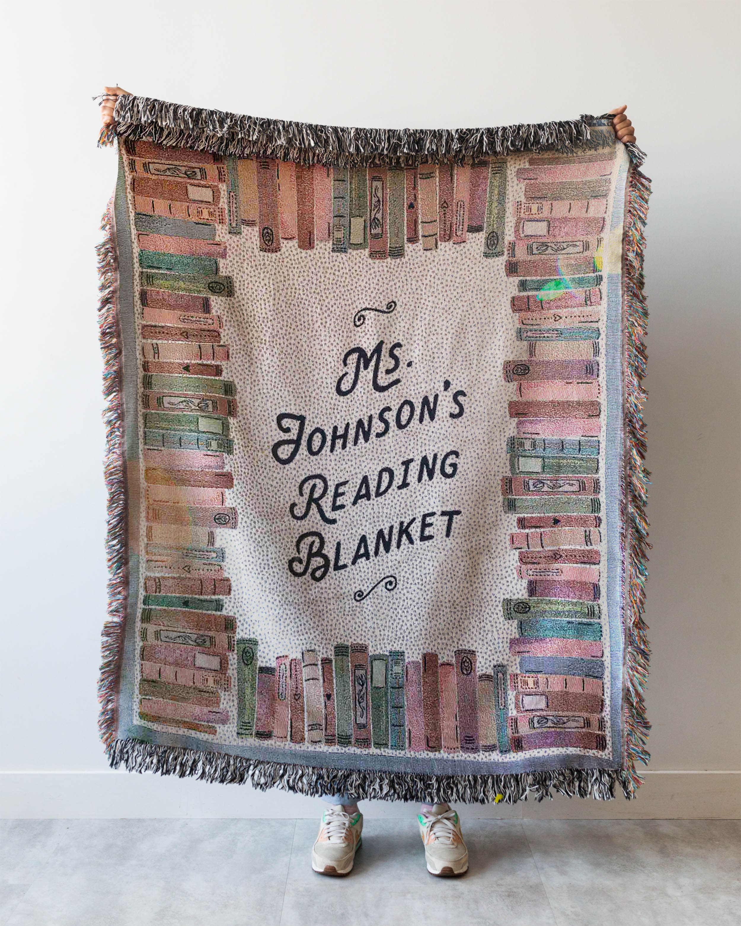 Book Lover's Blanket (Light) - Frankie Print Co