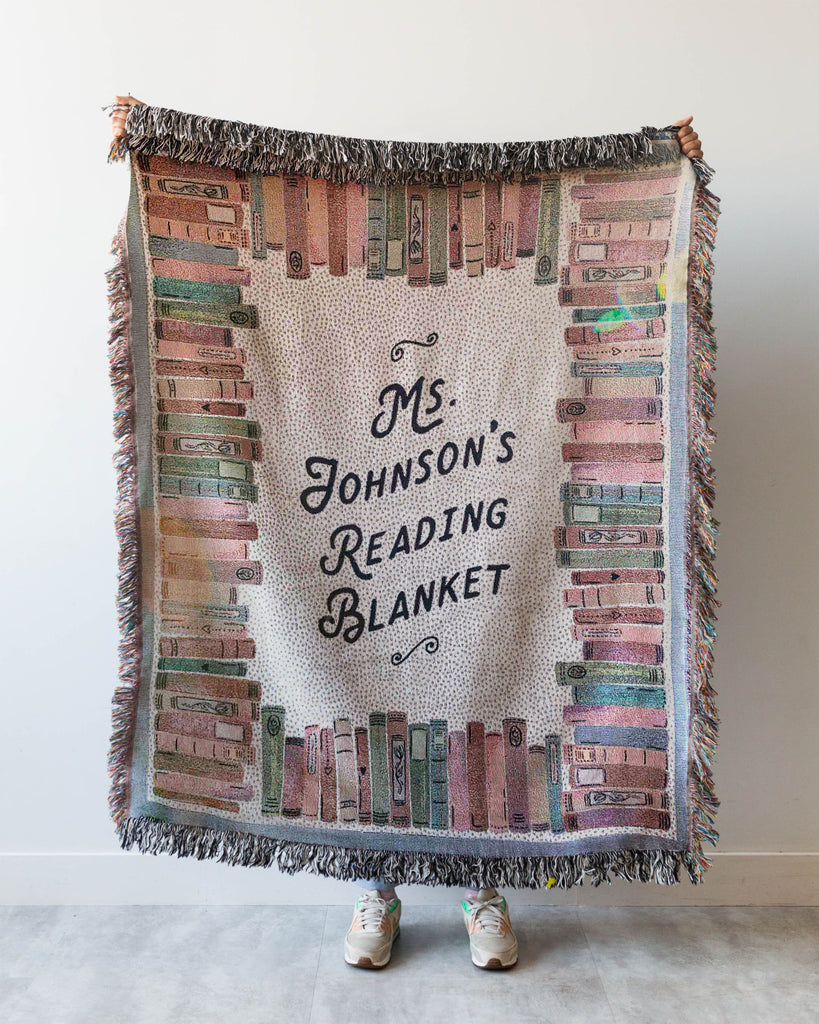 Book Lover's Blanket (Light) - Frankie Print Co