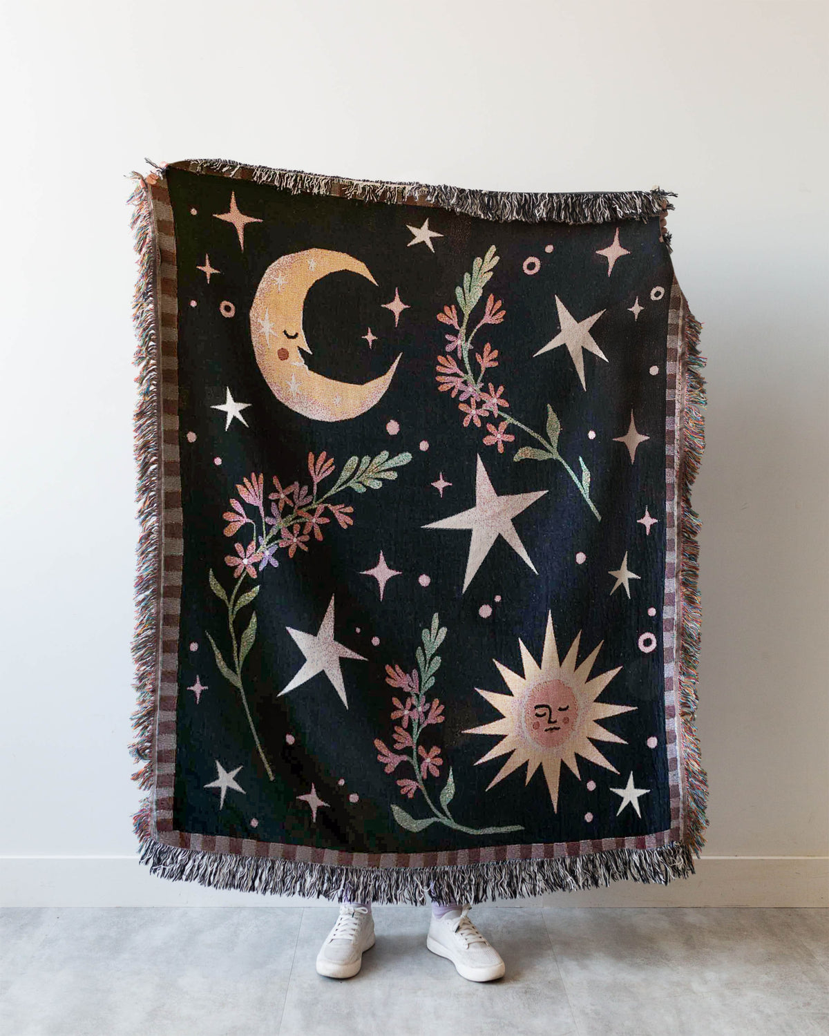 Sun &amp; Moon Blanket (Black)