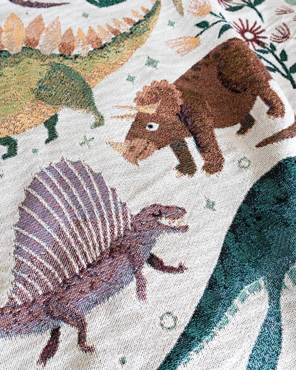 Dinosaur Throw Blanket