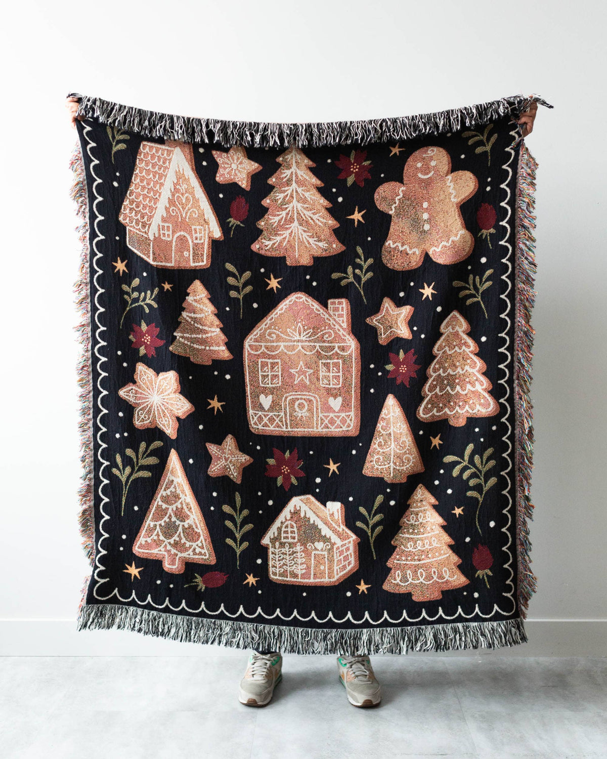 Gingerbread Christmas Blanket