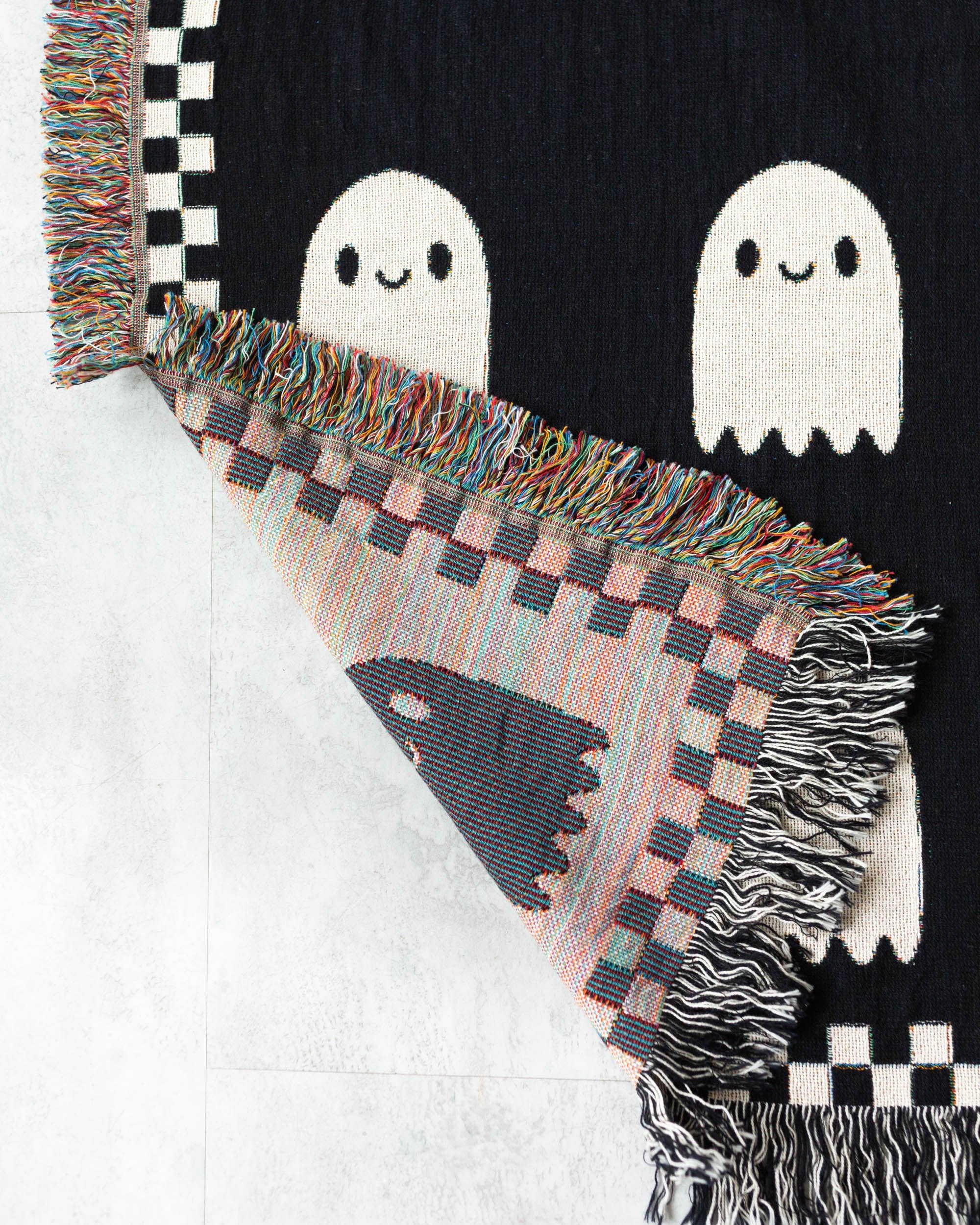 Ghosts Throw Blanket