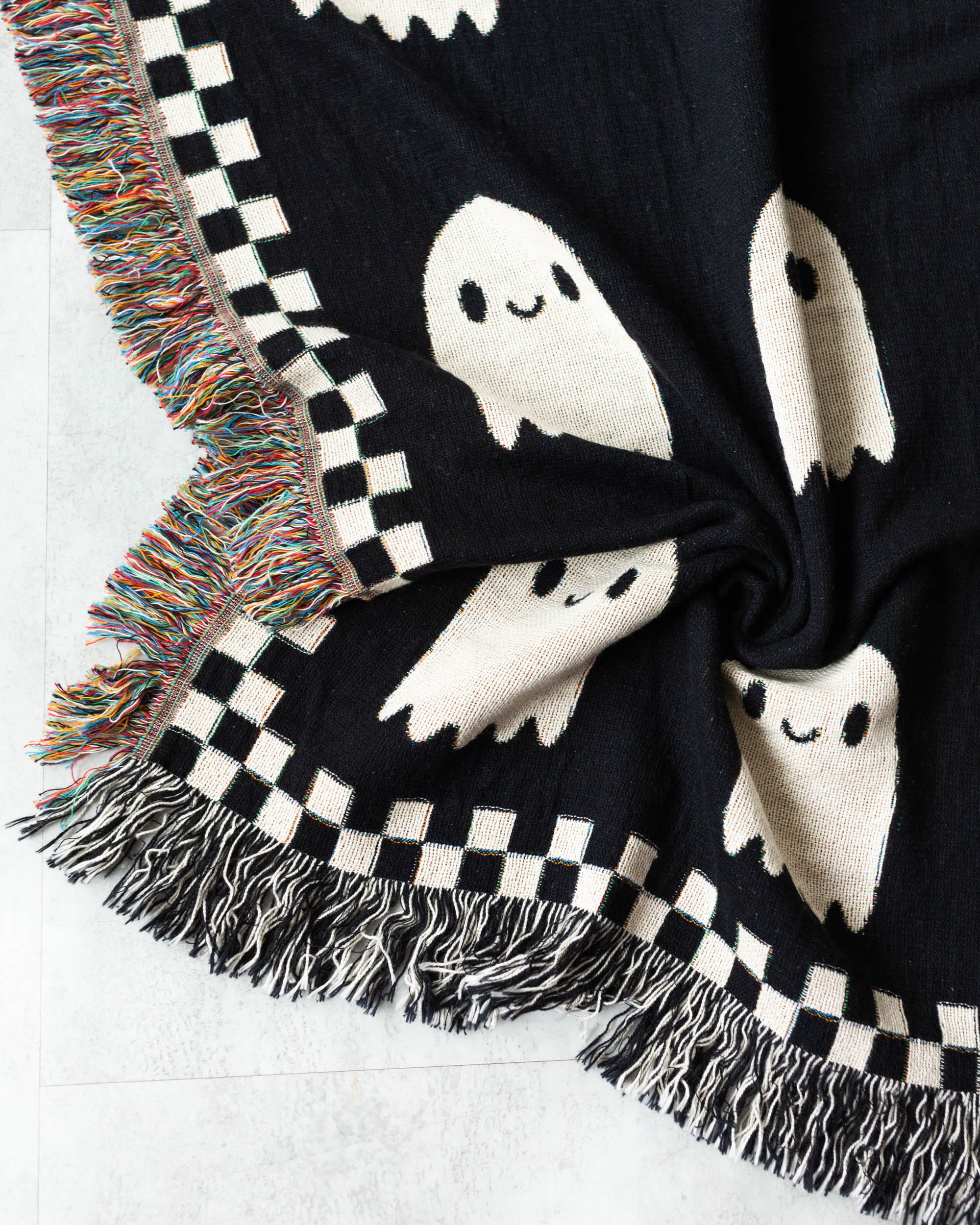 Ghosts Throw Blanket