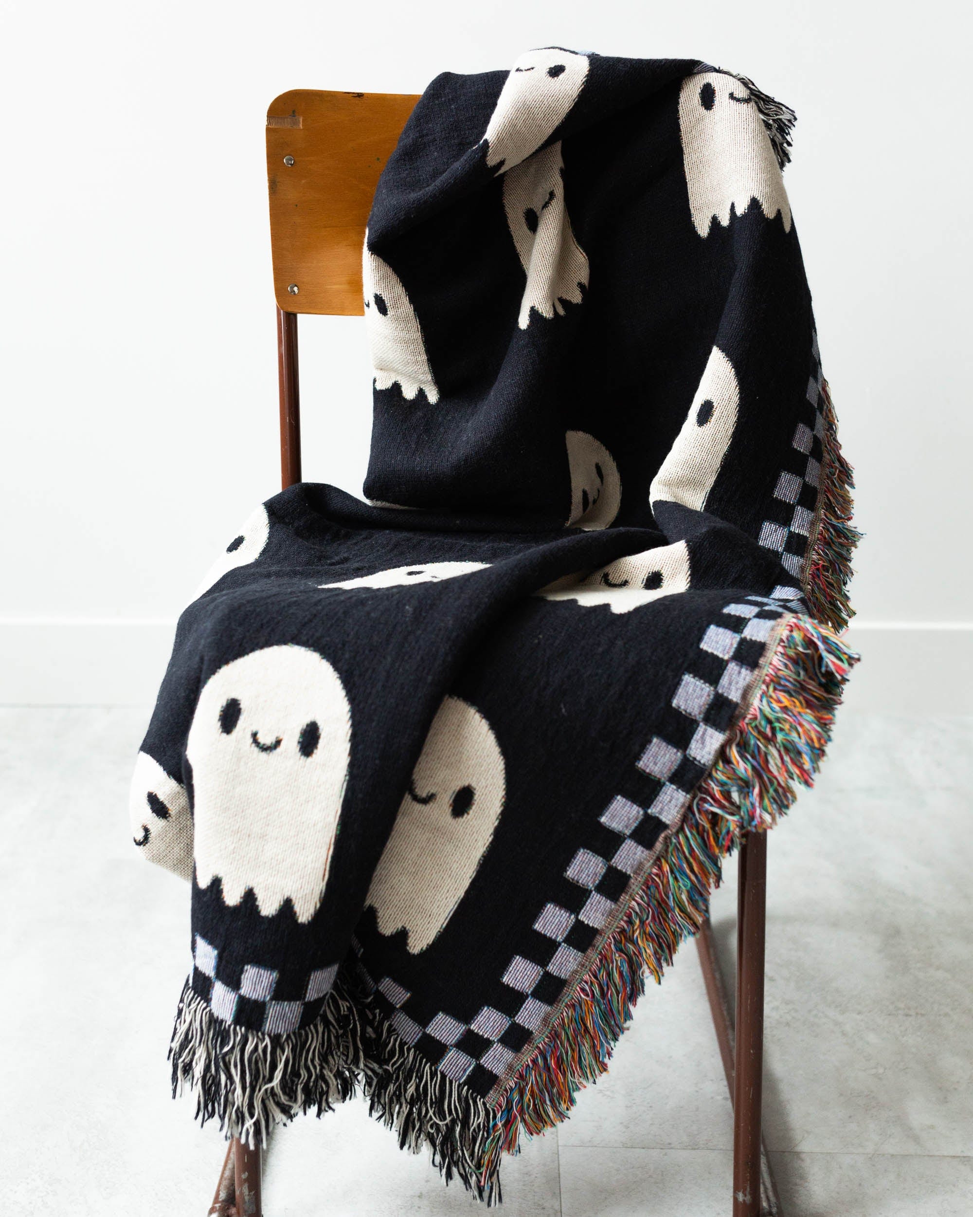 Ghosts Throw Blanket