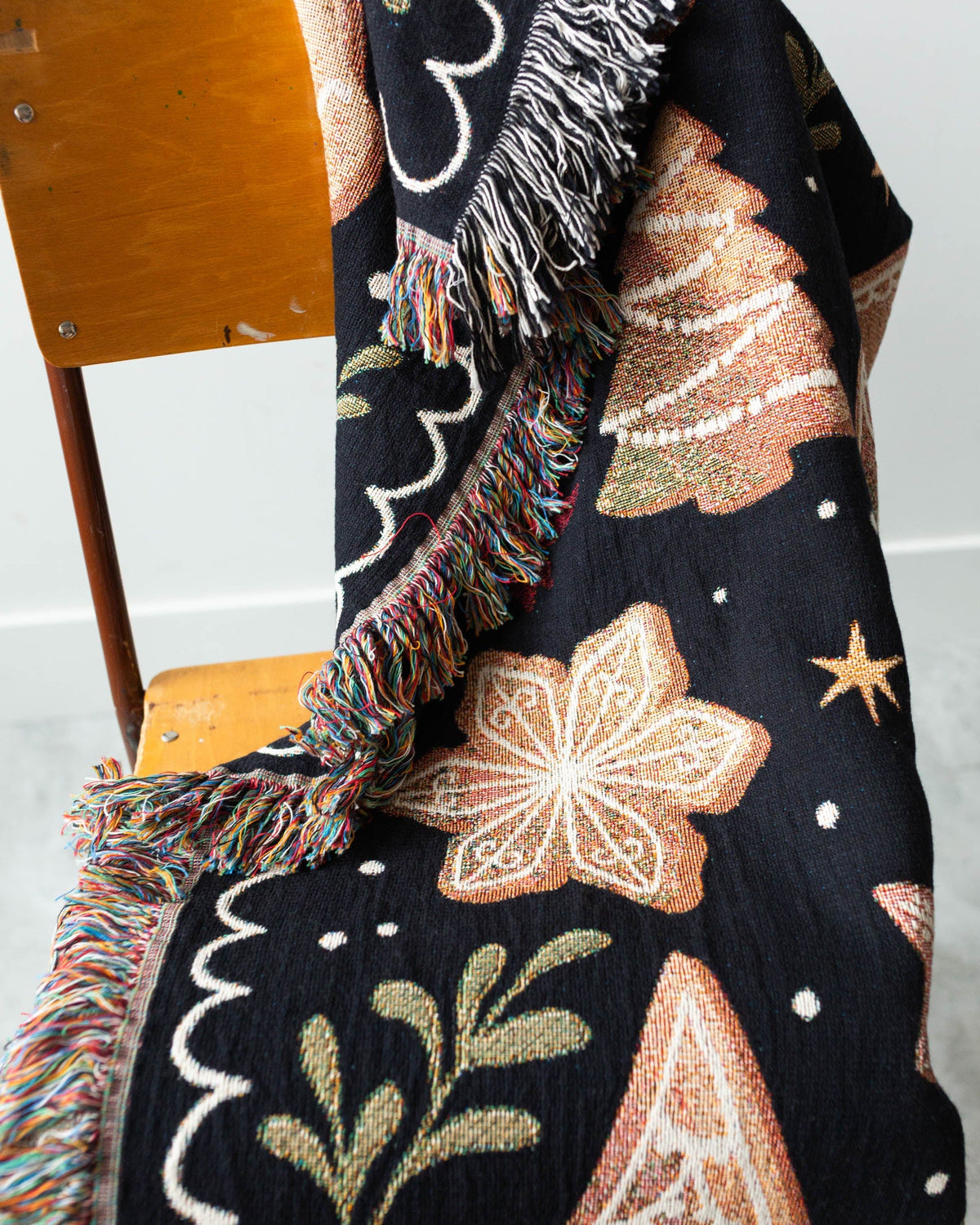 Gingerbread Throw Blanket