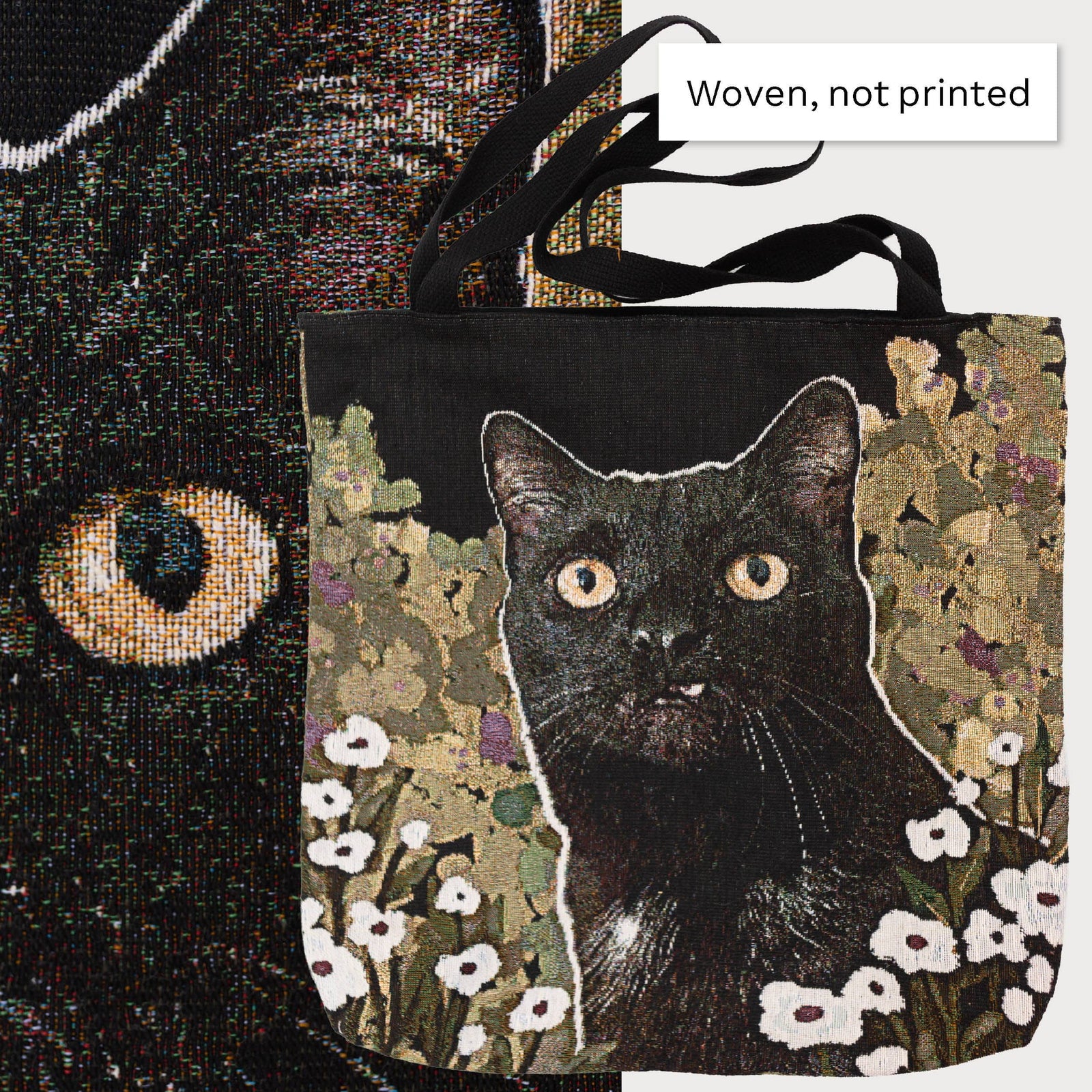 Custom Pet Photo Tote Bag: Garden