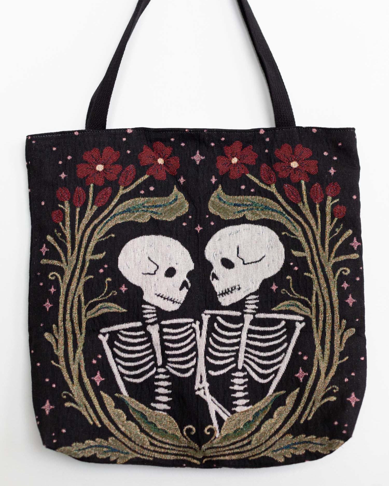 Skeletons Woven Tote