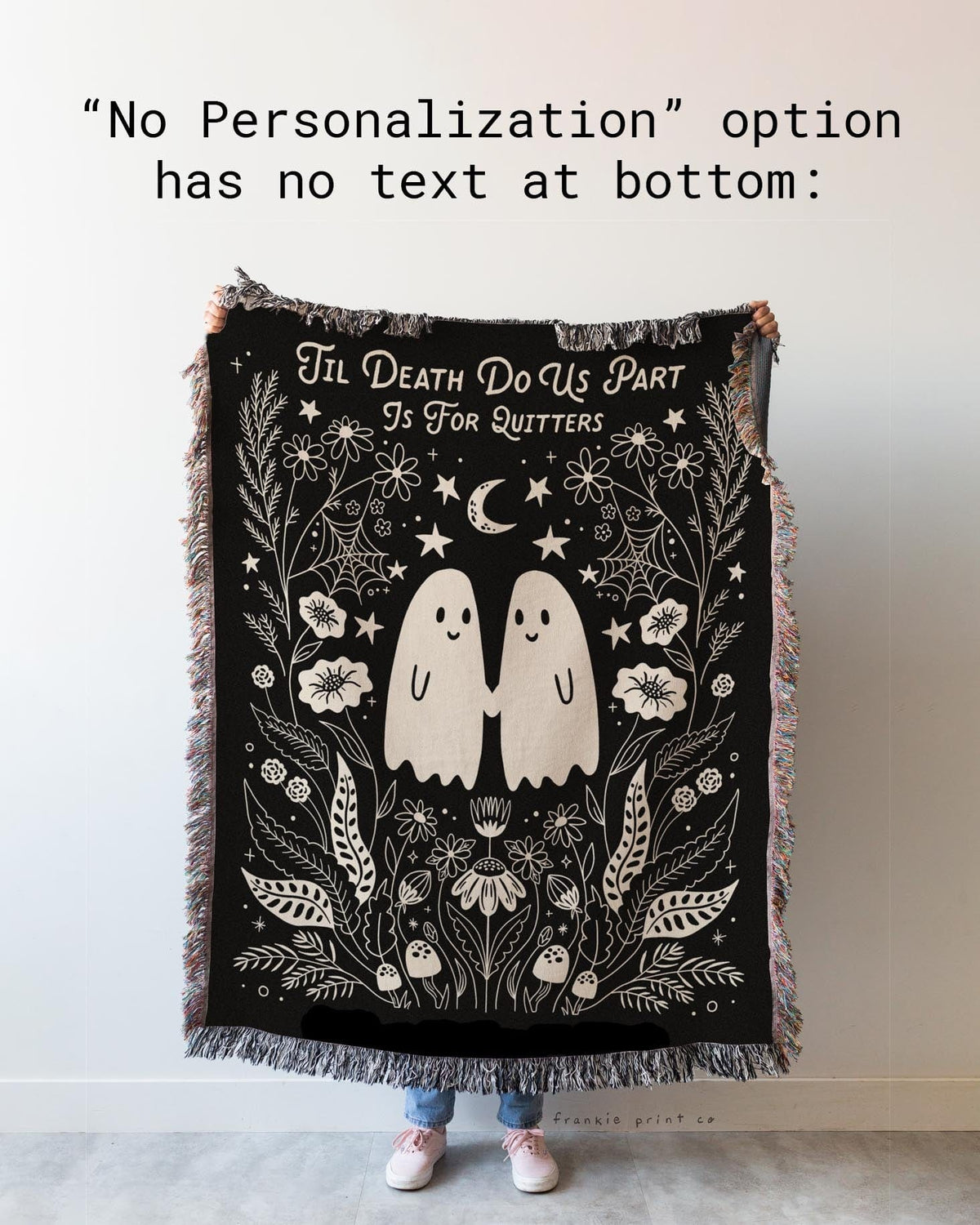 &#39;Til Death&#39; Ghosts Blanket