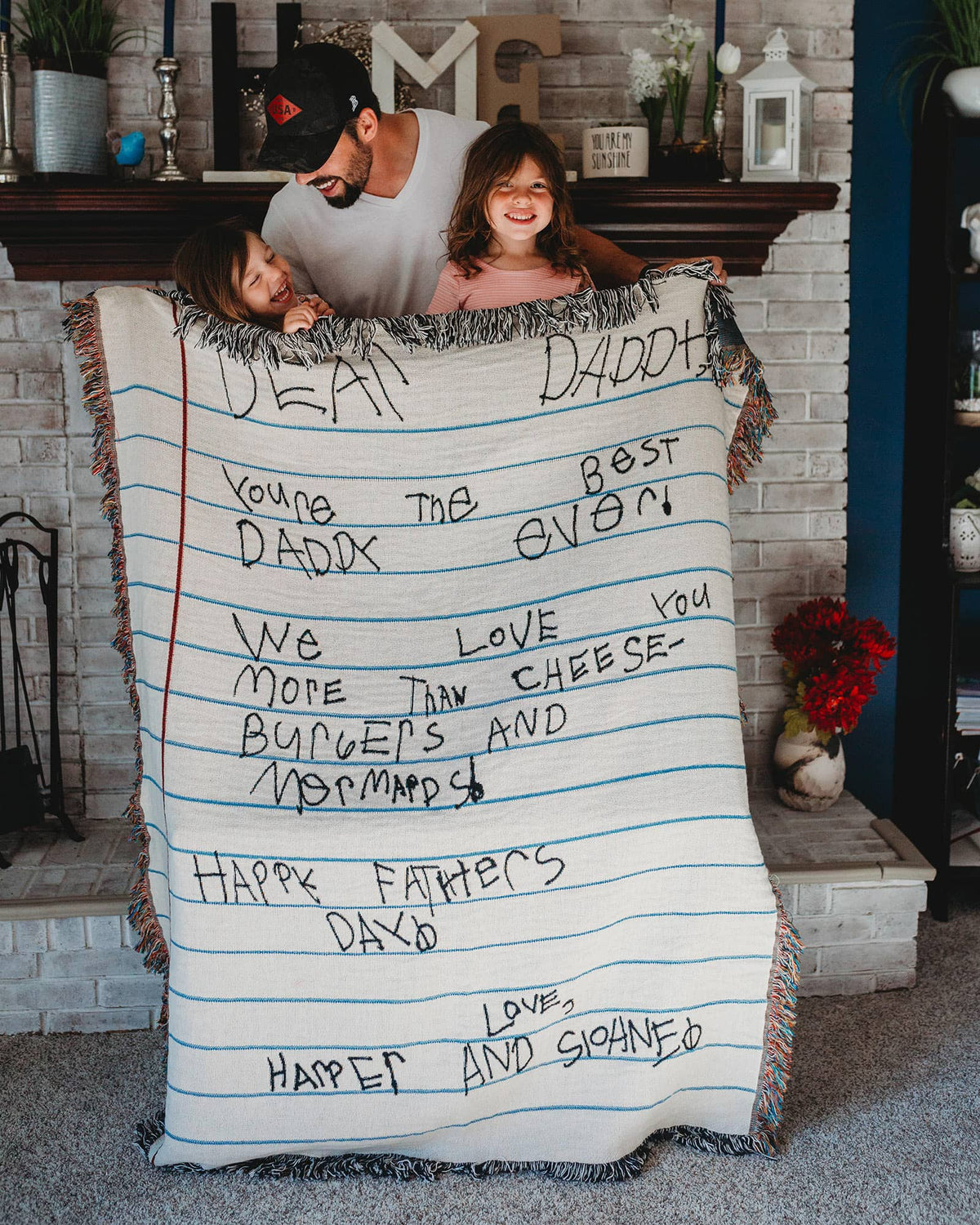 Love Letter Blanket for Dad