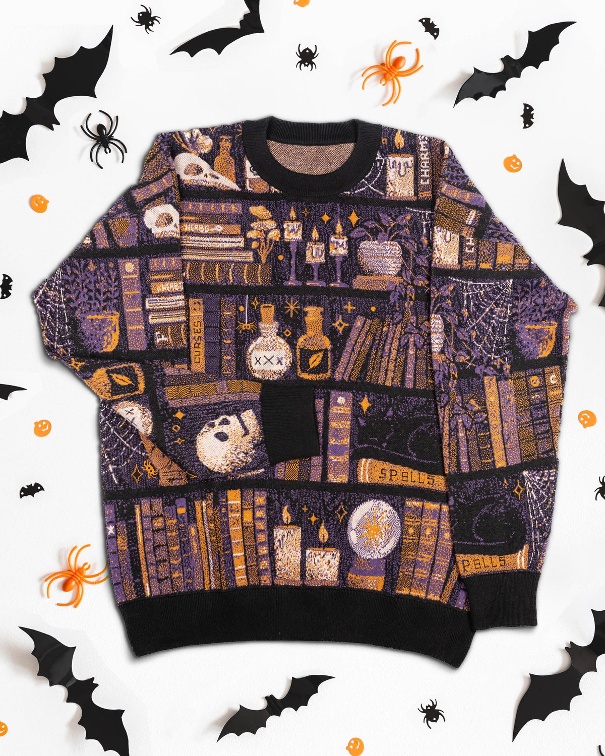 Witches Bookshelf Sweater