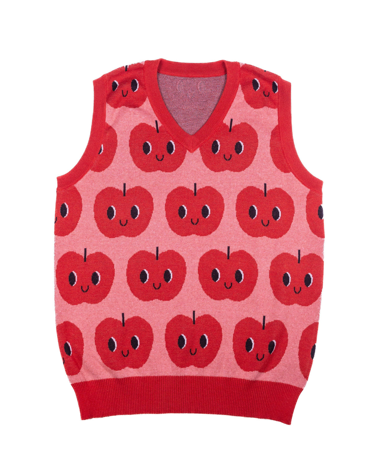 Apple Sweater Vest (Pink)