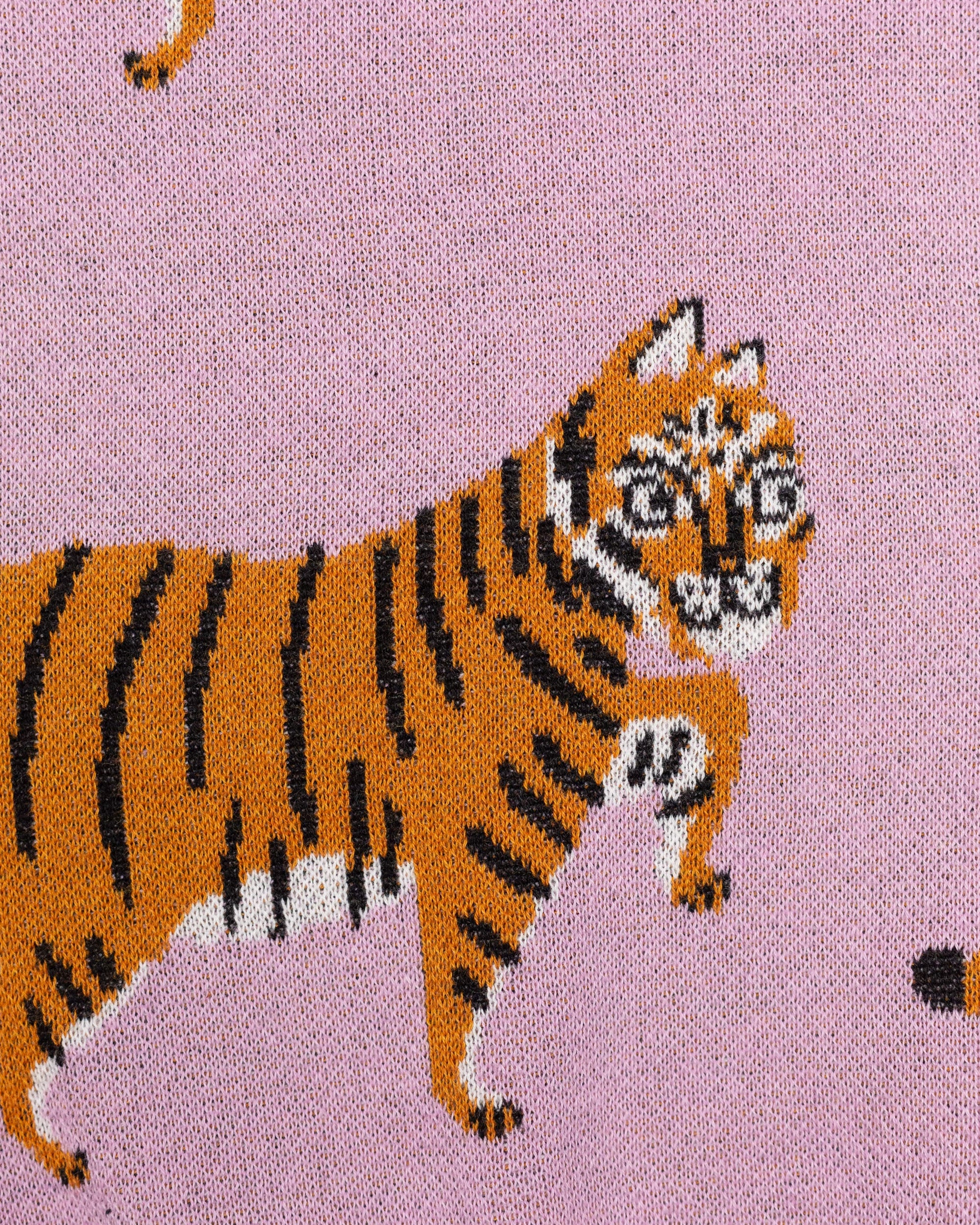 Tigers Sweater Lavender Frankie Print Co