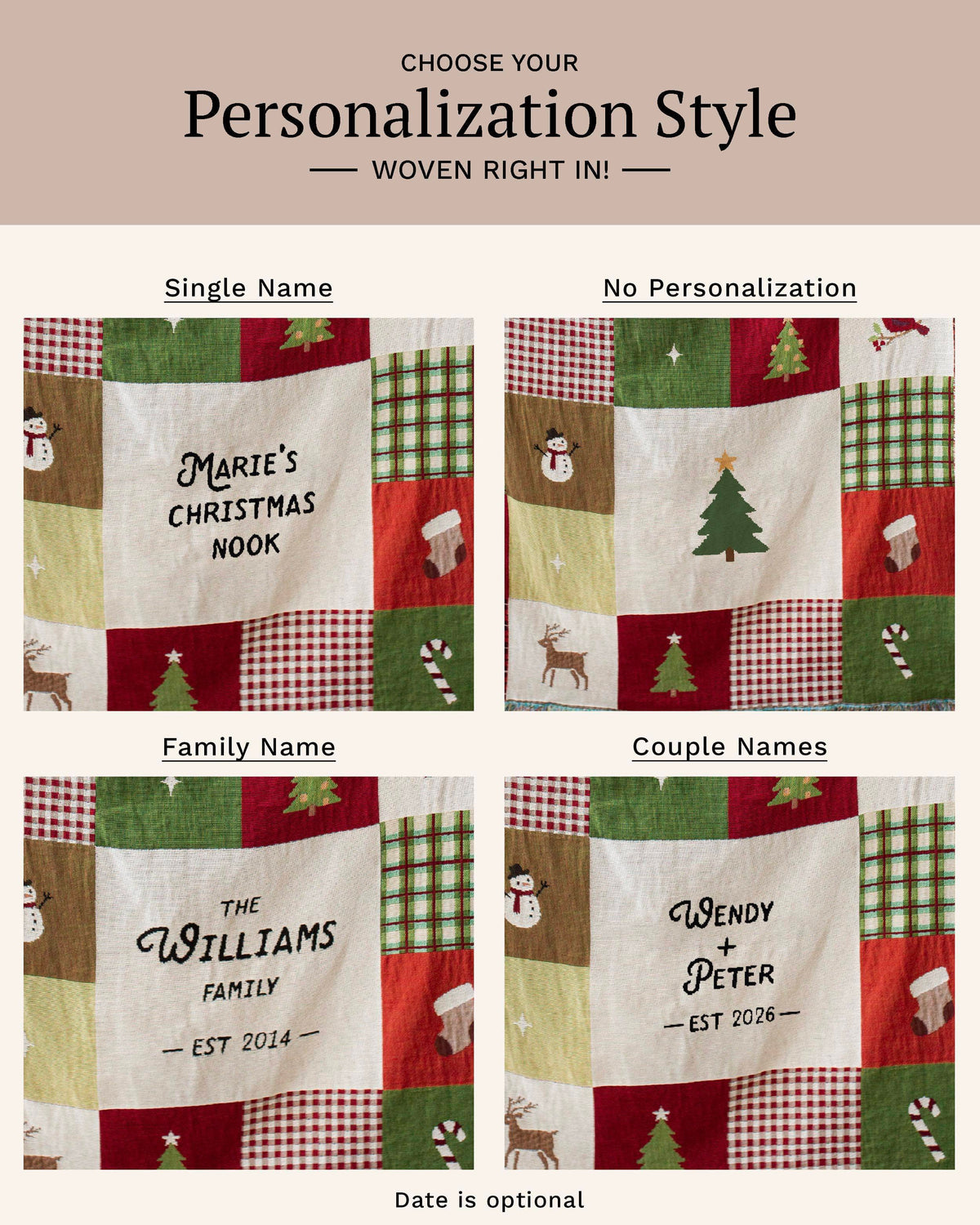Christmas Patchwork Blanket