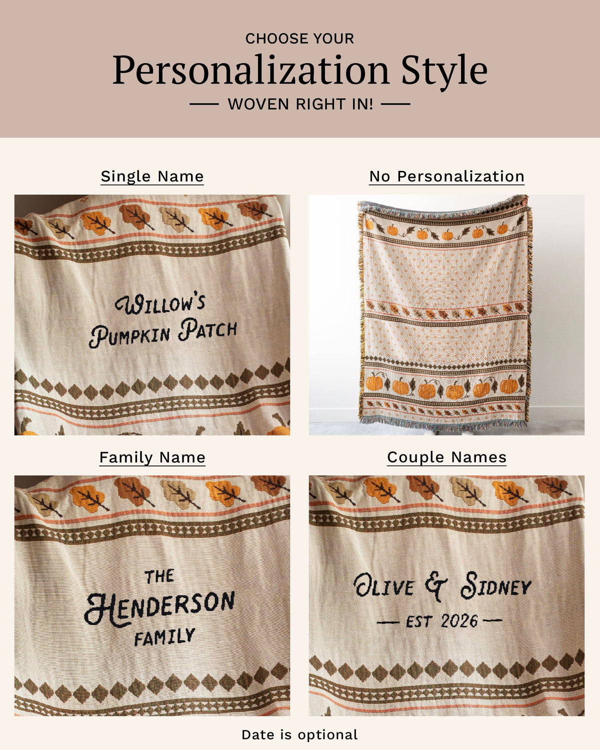 Pumpkin Patch Blanket