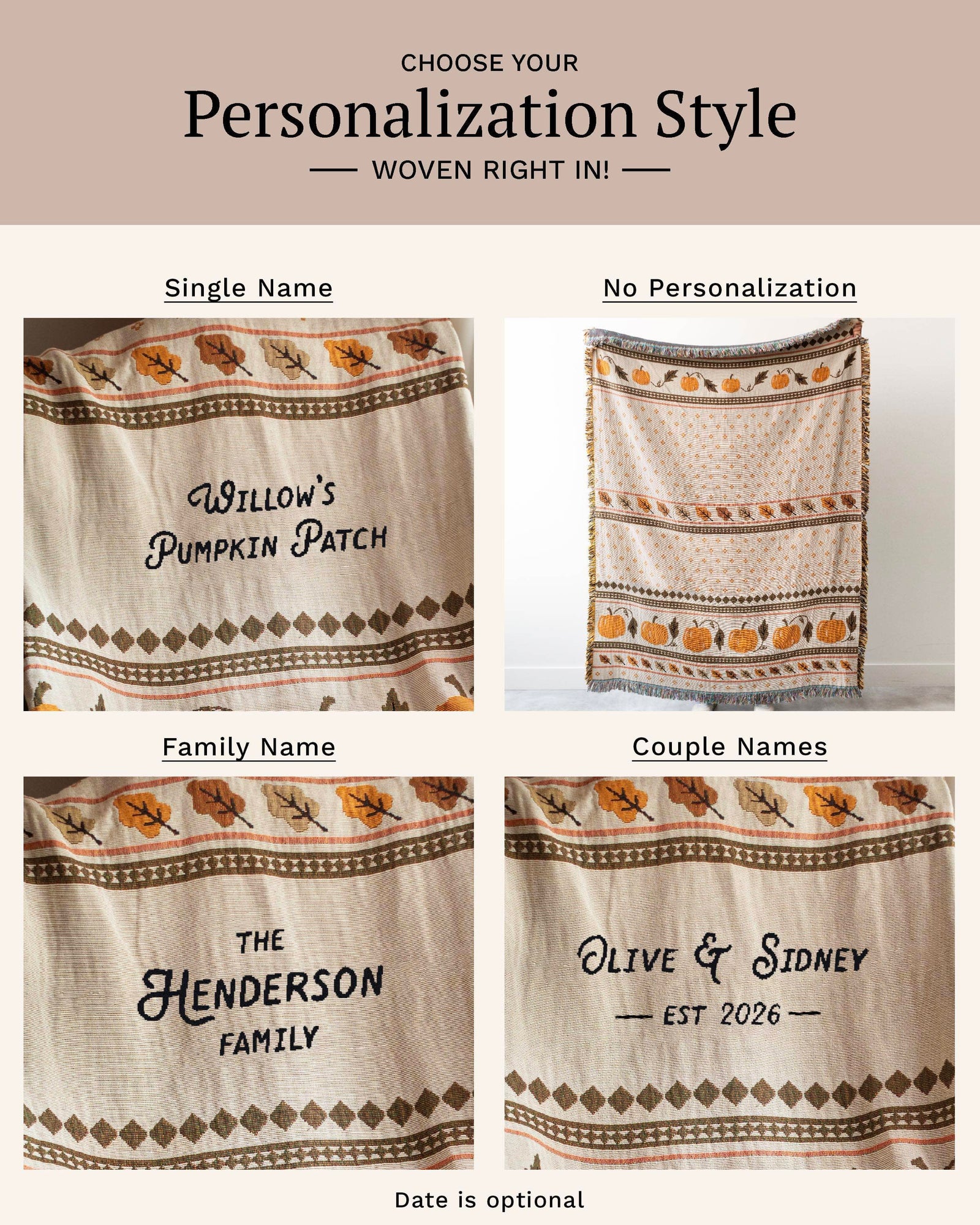 Pumpkin Patch Blanket