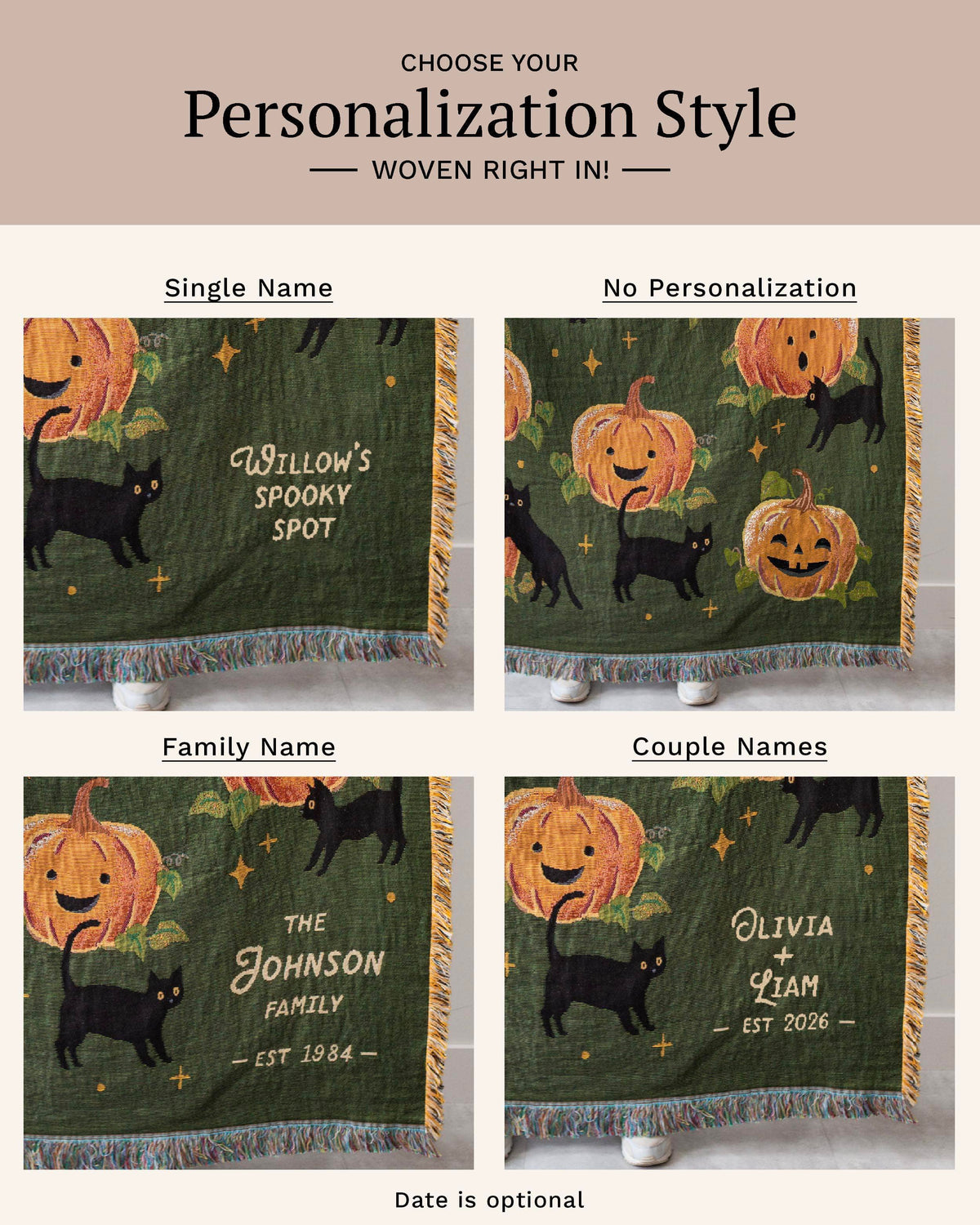 Pumpkin Cat Blanket