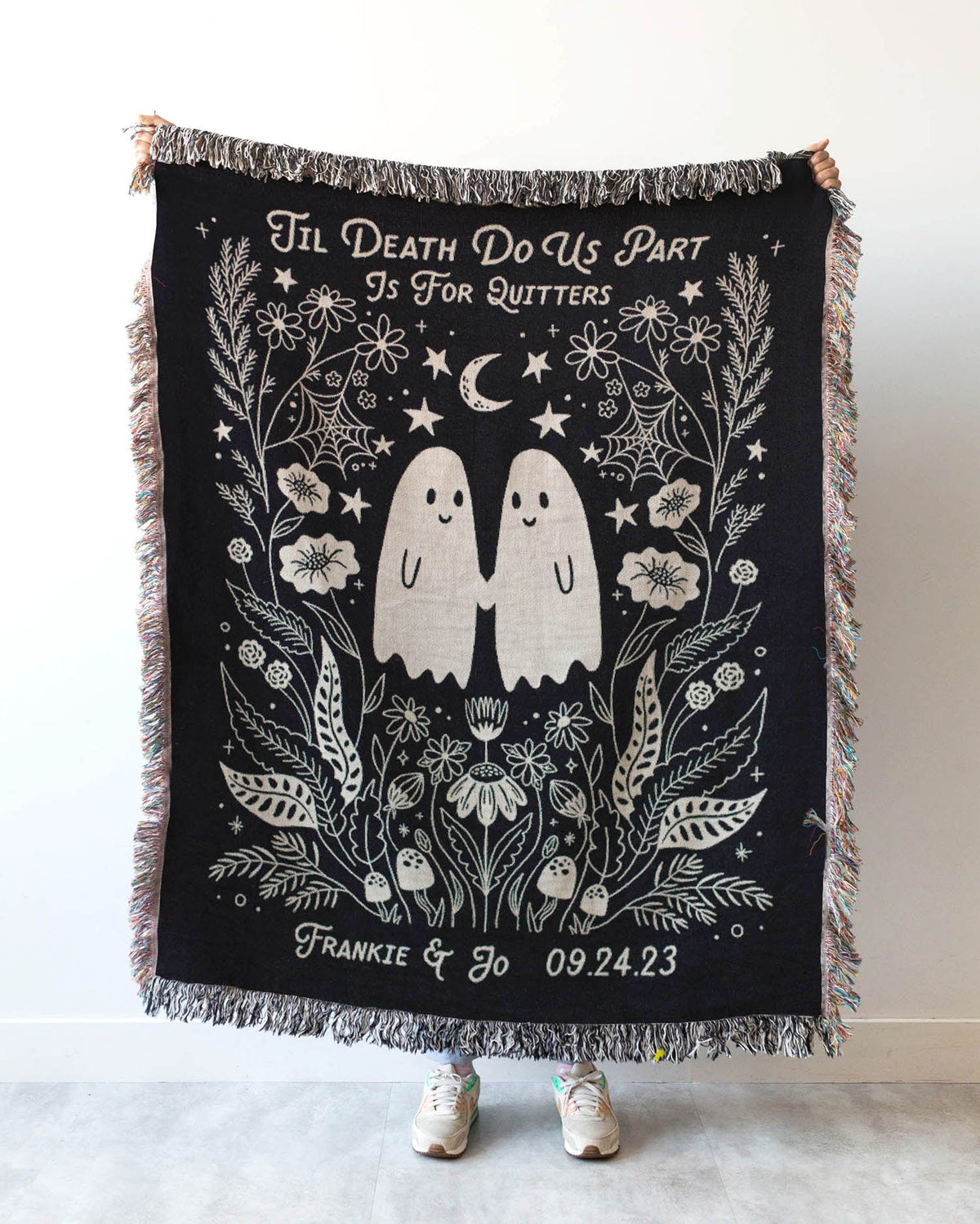 &#39;Til Death&#39; Ghosts Blanket