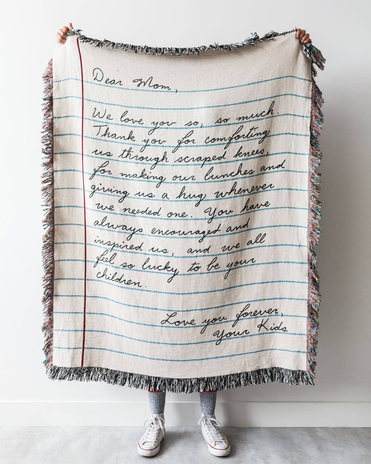 Love Letter Blanket: Handwriting