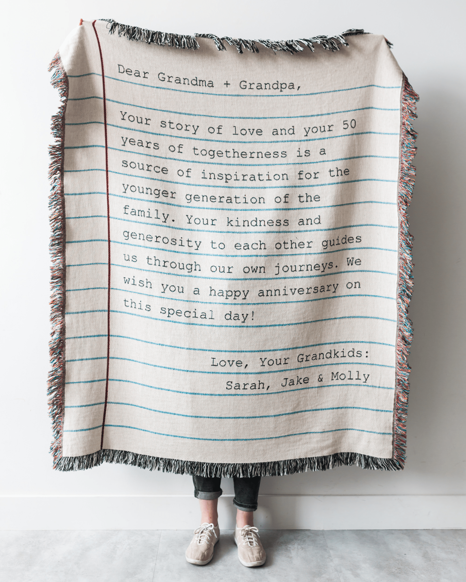 Love Letter Blanket: Typewriter