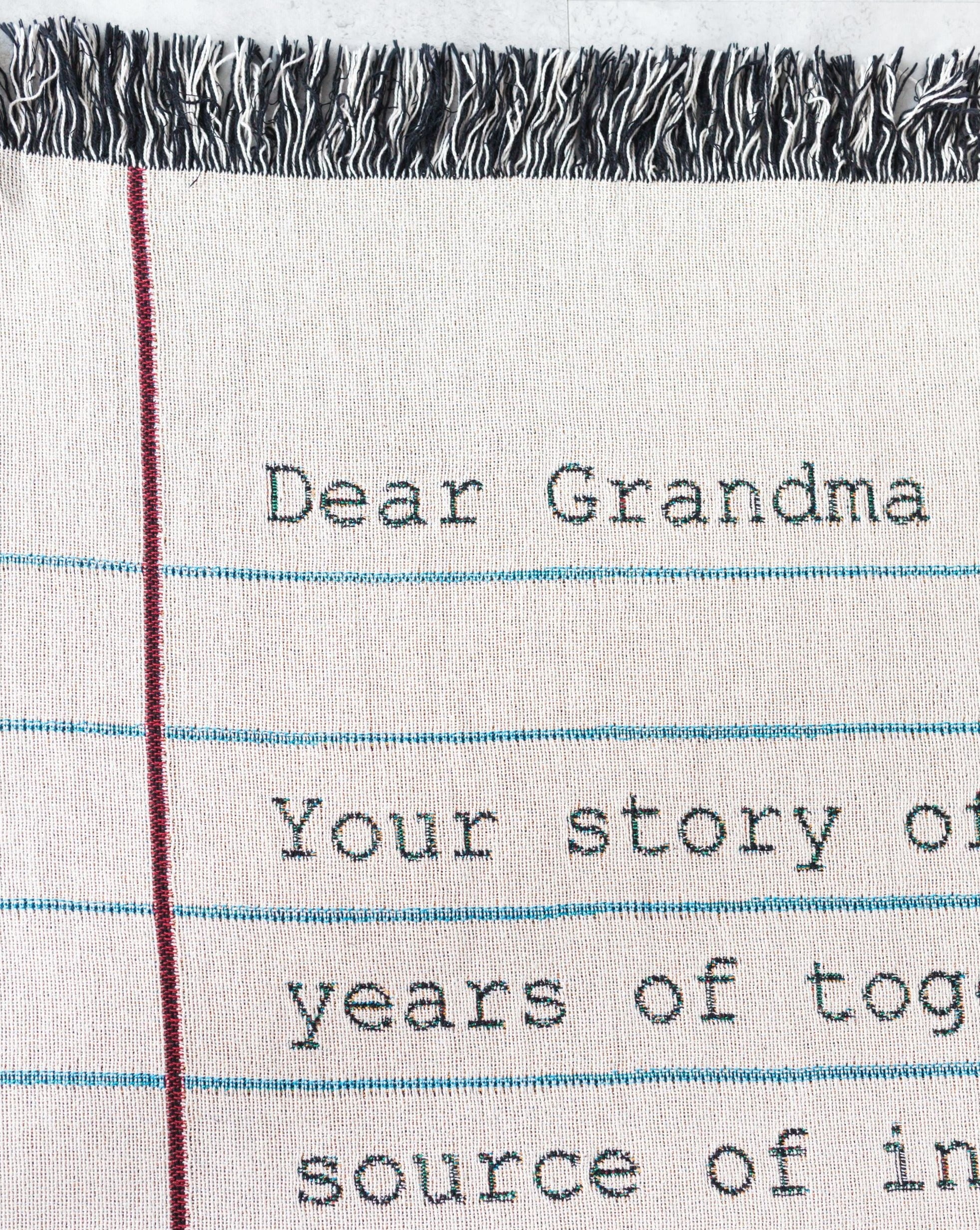 Love Letter Blanket Typewriter Frankie Print Co