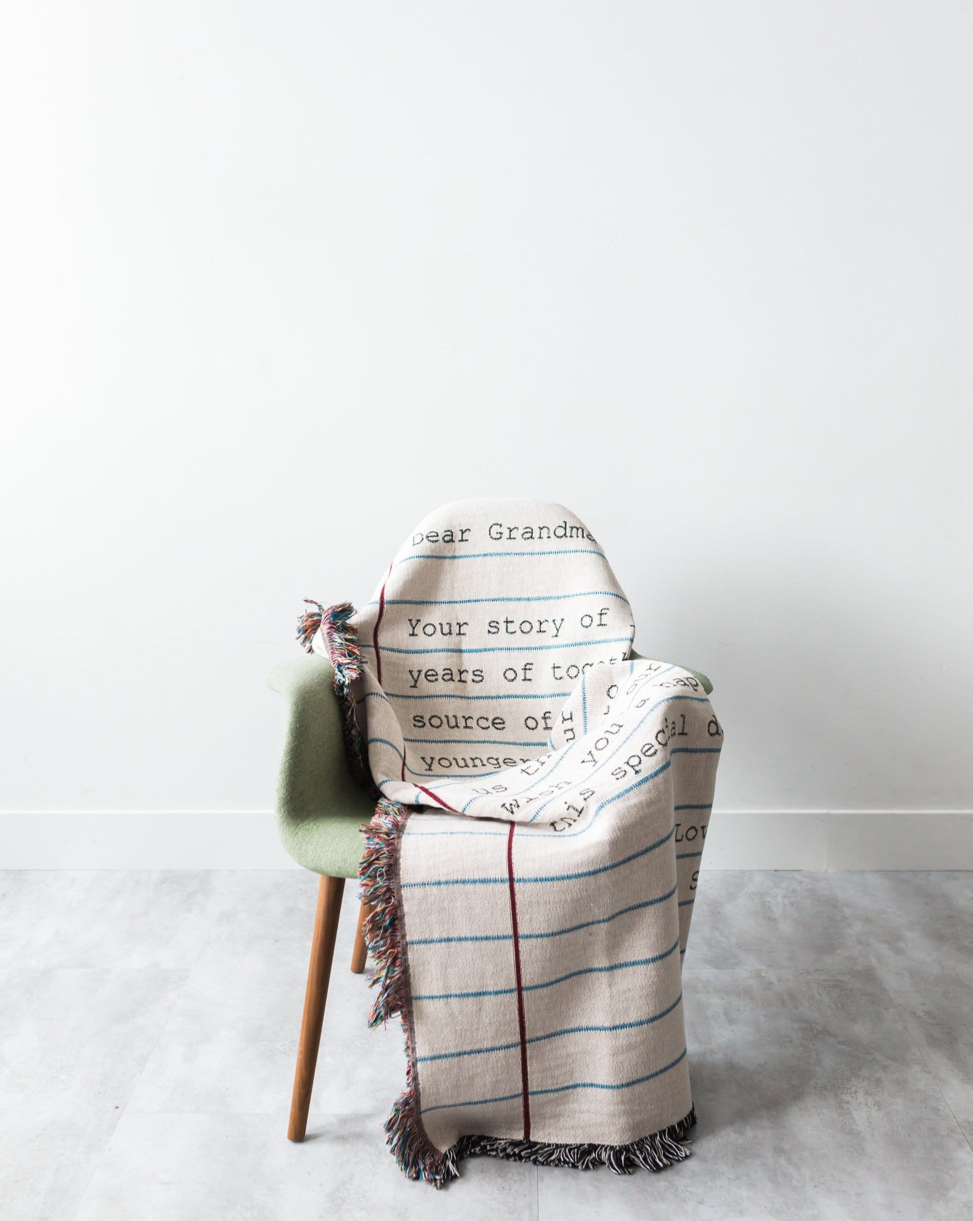 Love Letter Blanket: Typewriter