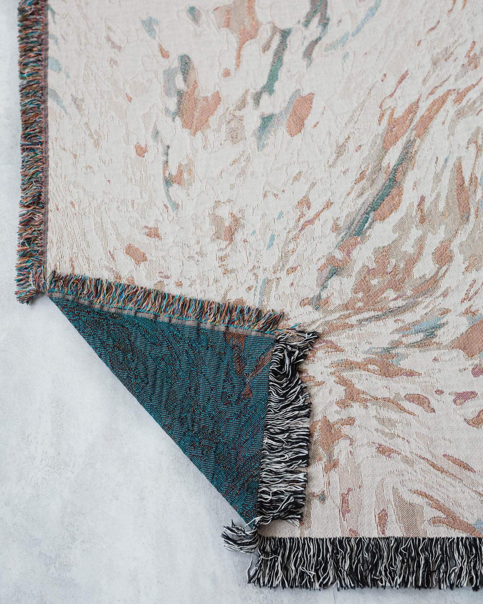 imperf ブランケットMarble Woven Throw Blanket Marble Woven Throw Blanket - Frankie Print Co