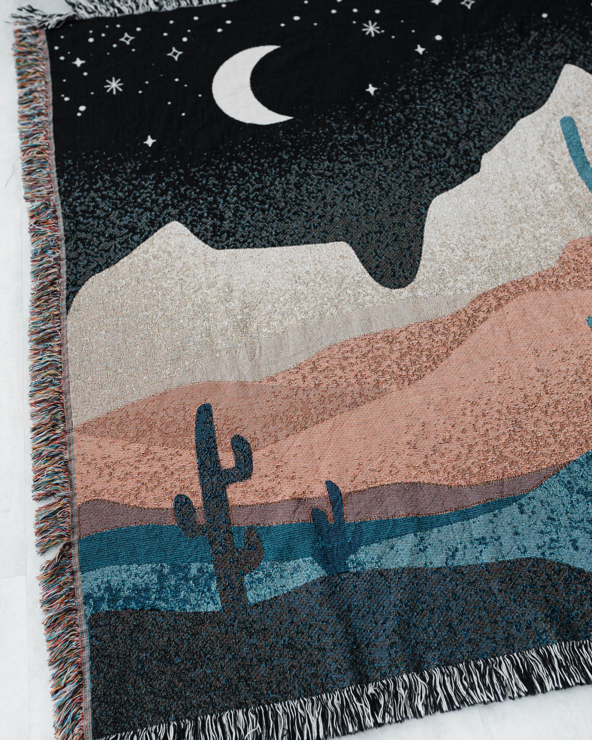 Desert Throw Blanket (Night)