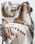 Tiger Throw Blanket (White)