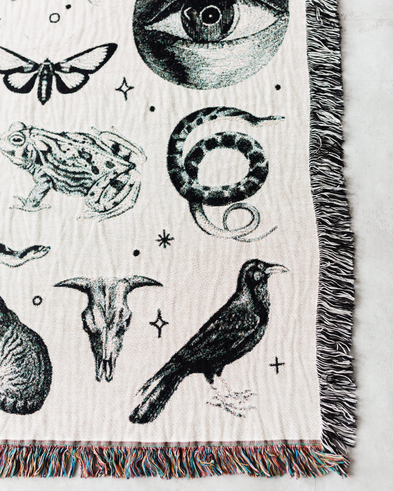 Witchy Symbols Blanket