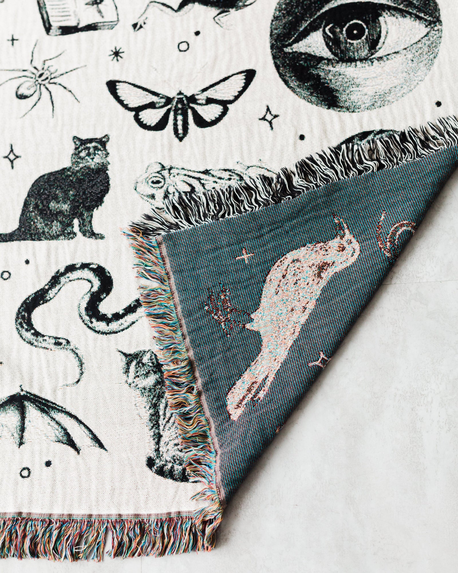 Witchy Symbols Blanket