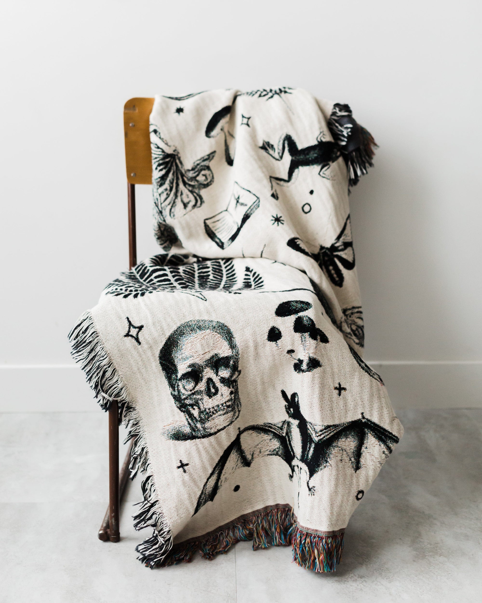 Witchy Things Blanket - White