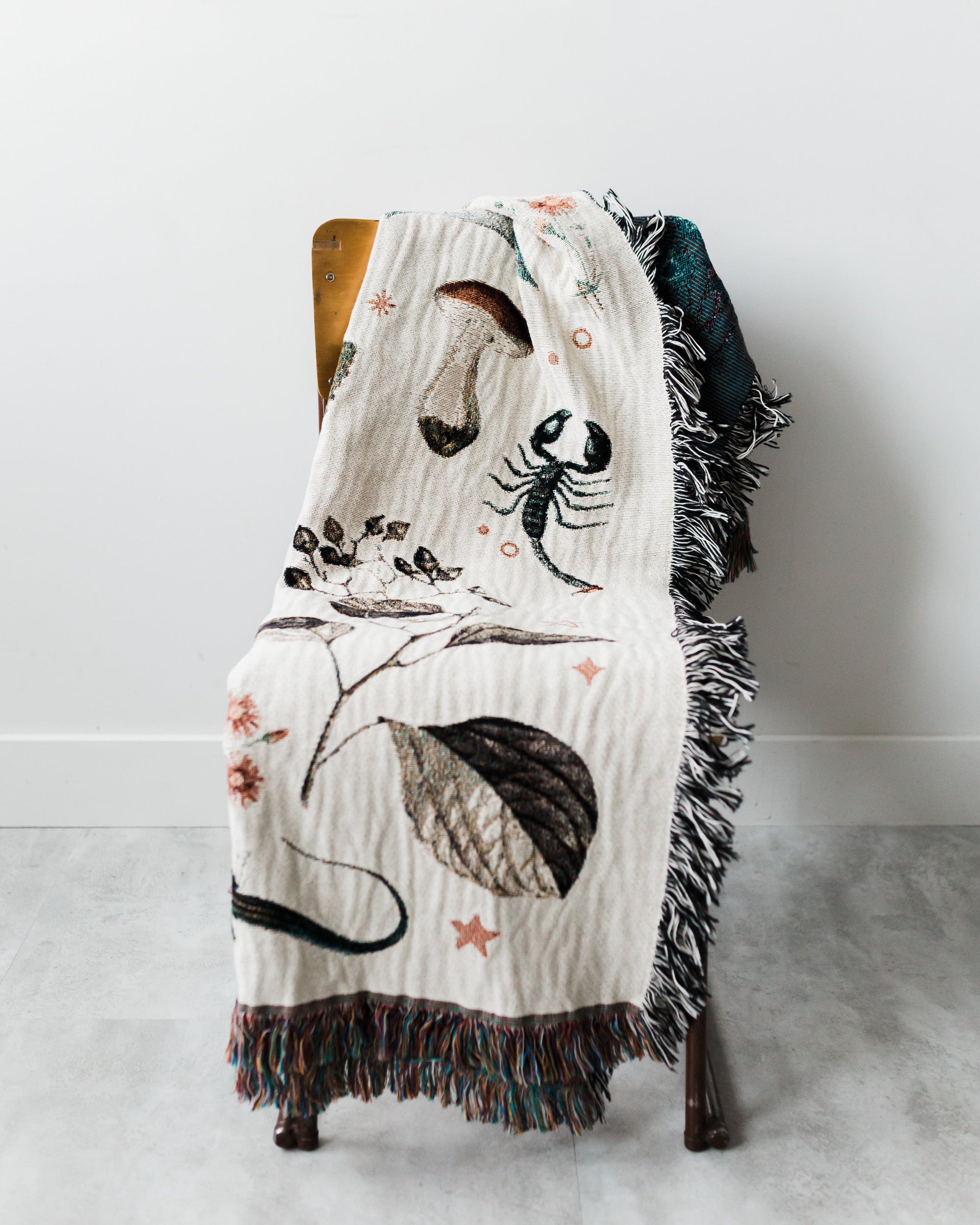 Creepy Crawlies Blanket - White