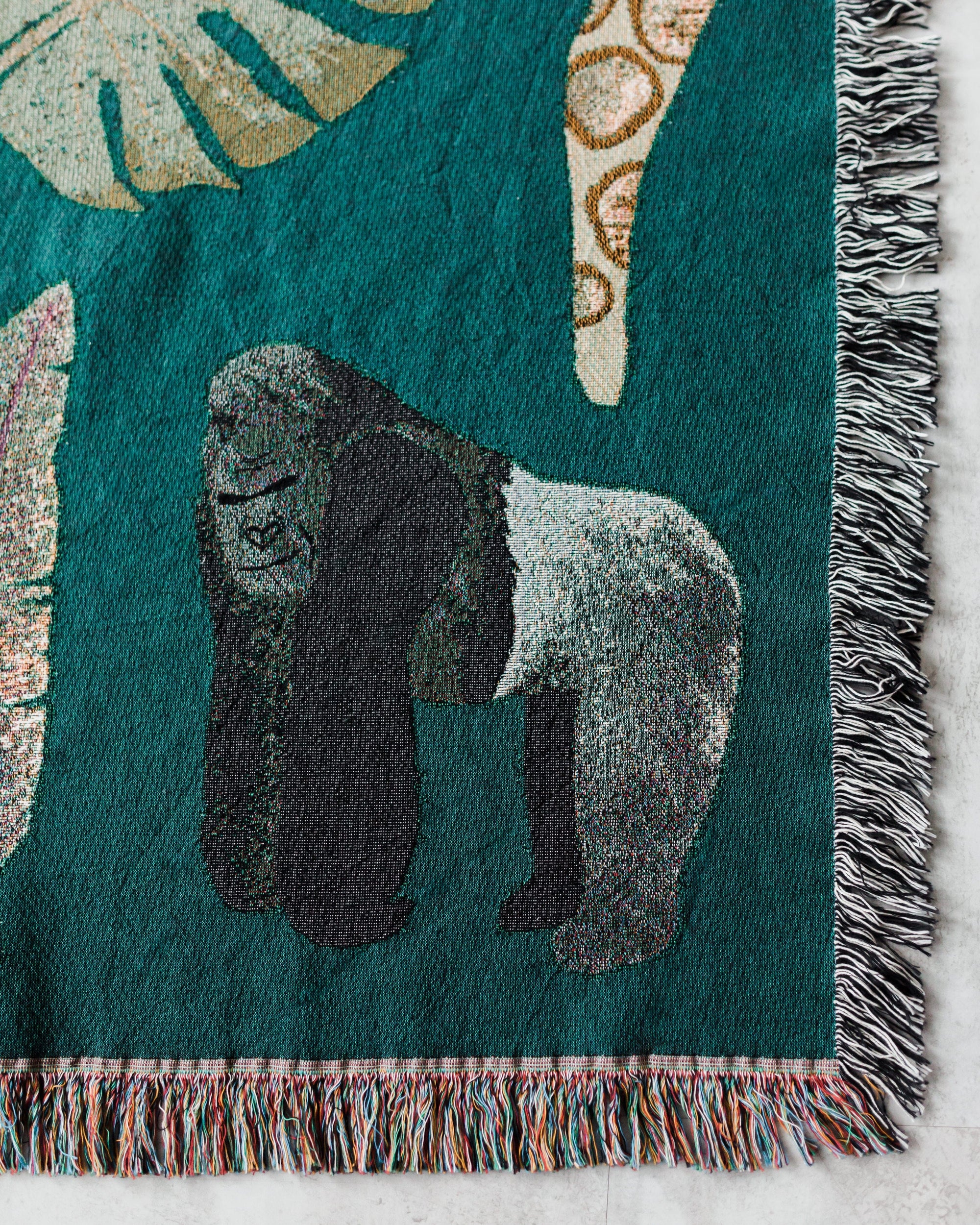 Jungle Animal Blanket - Green