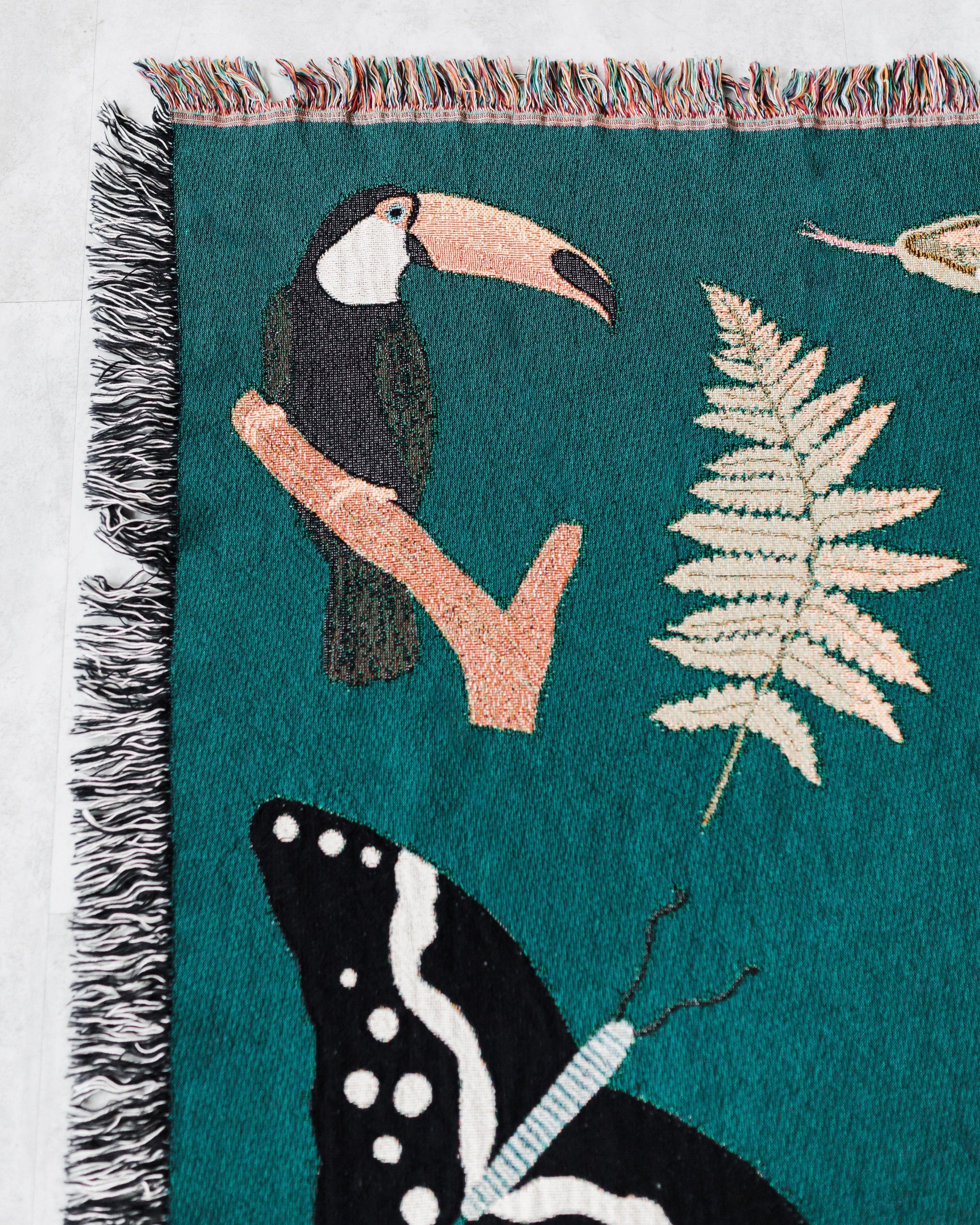 Jungle Animal Blanket - Green