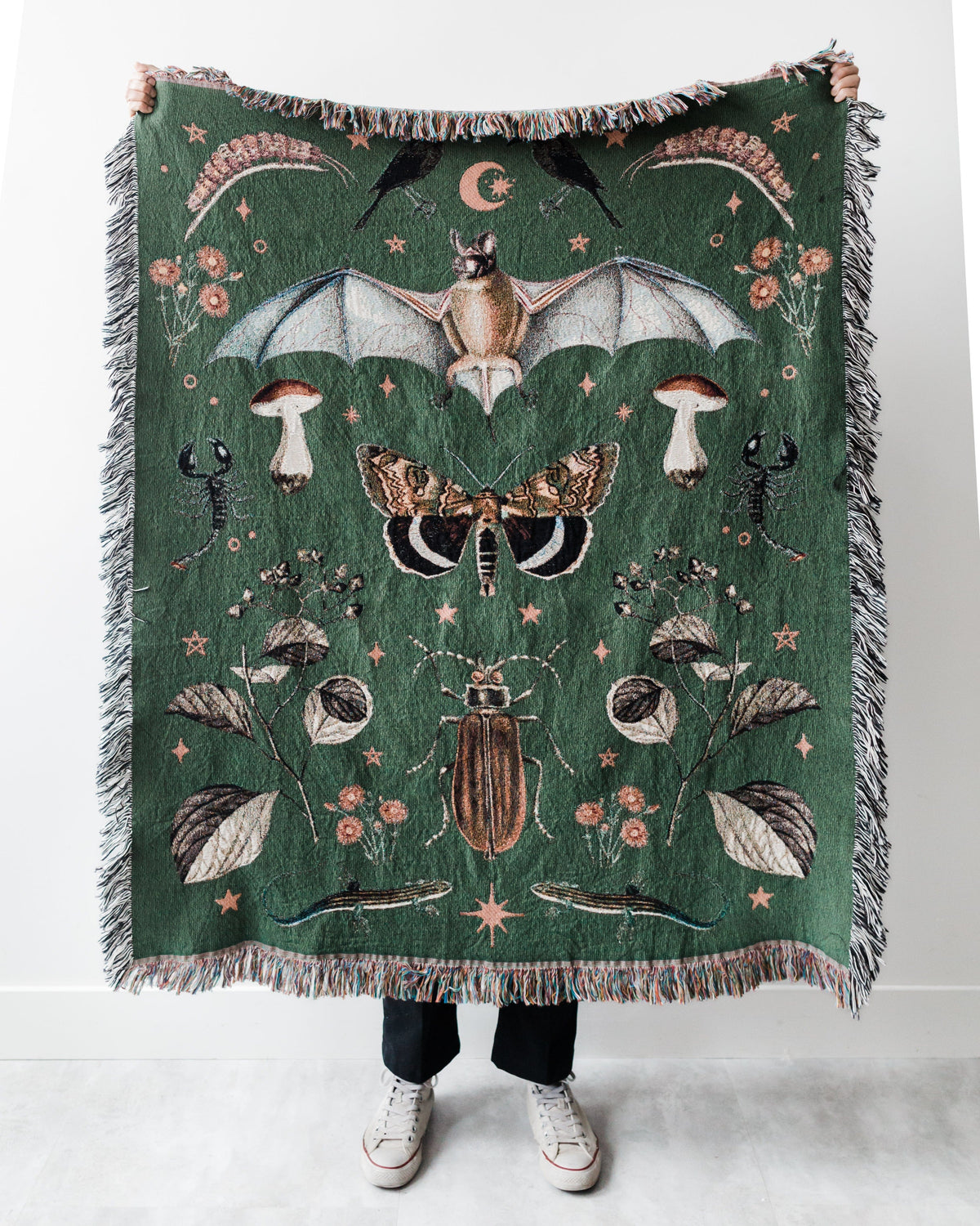 Creepy Crawlies Blanket - Green