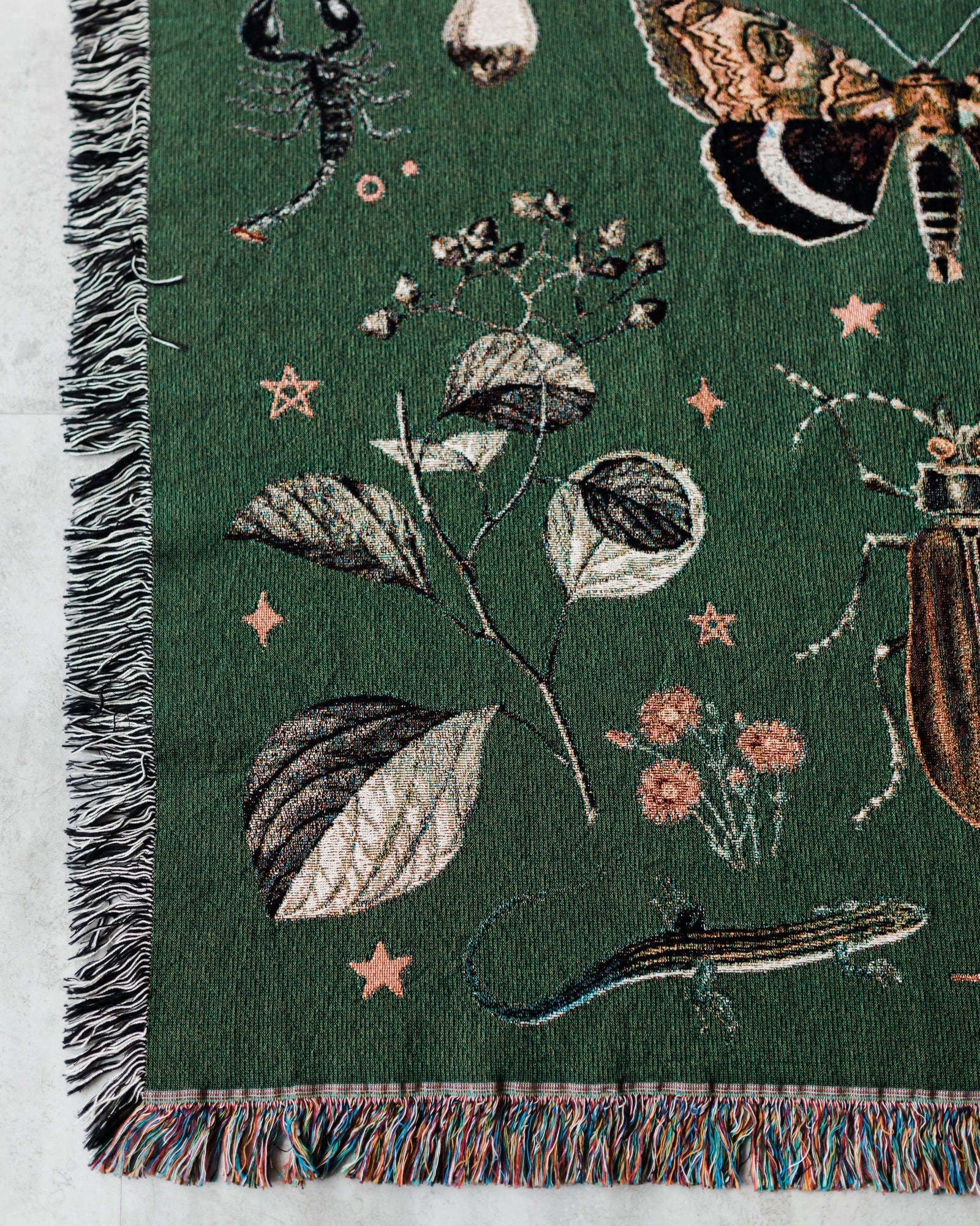 Creepy Crawlies Blanket - Green